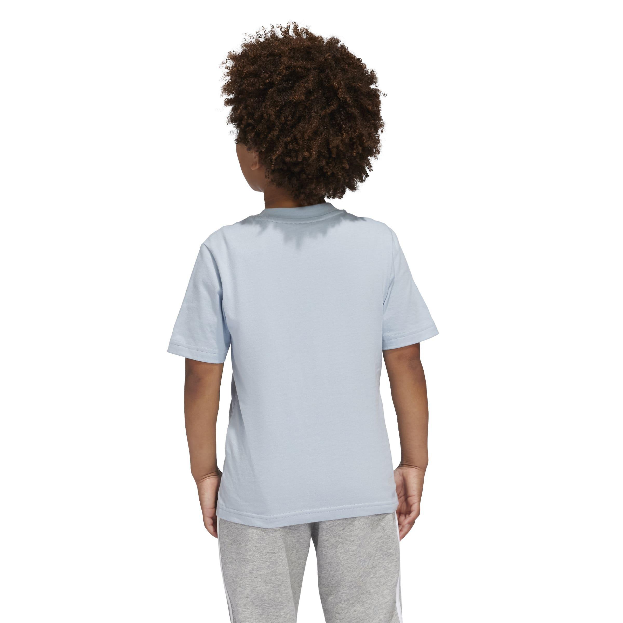 Kids Unisex Positivity Table Graphic T-Shirt, Blue, A901_ONE, large image number 3