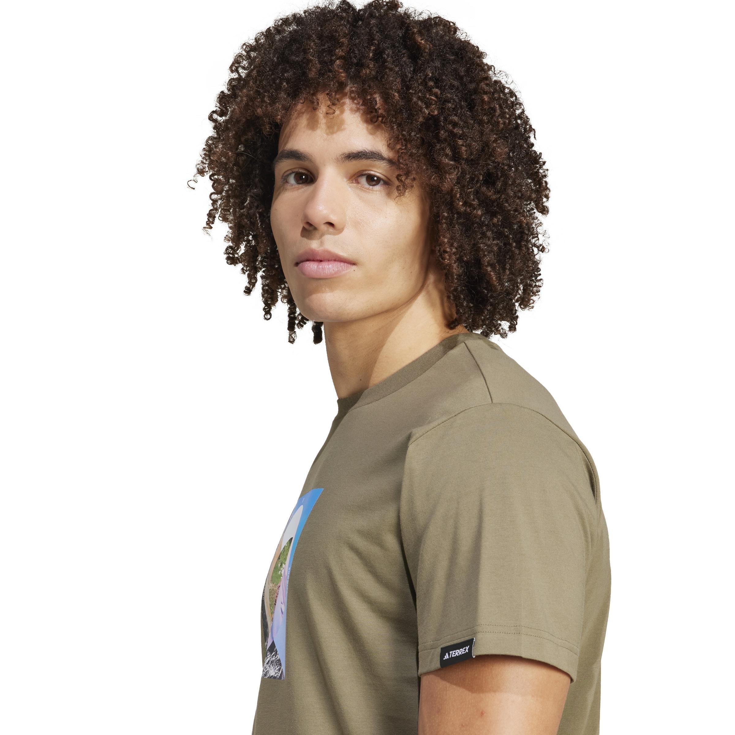 Unisex Terrex Graphic T-Shirt, Green, , large image number 4