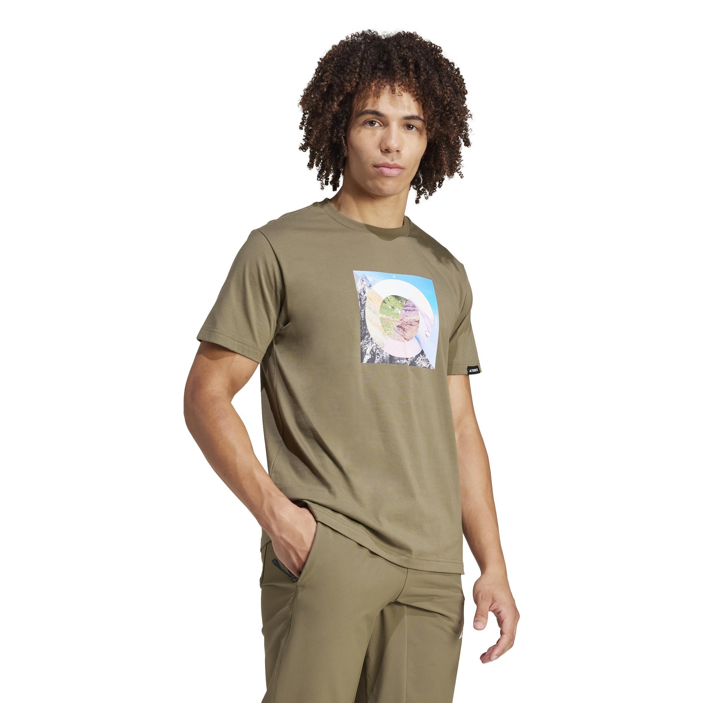 Unisex Terrex Graphic T-Shirt, Green, , large image number 7