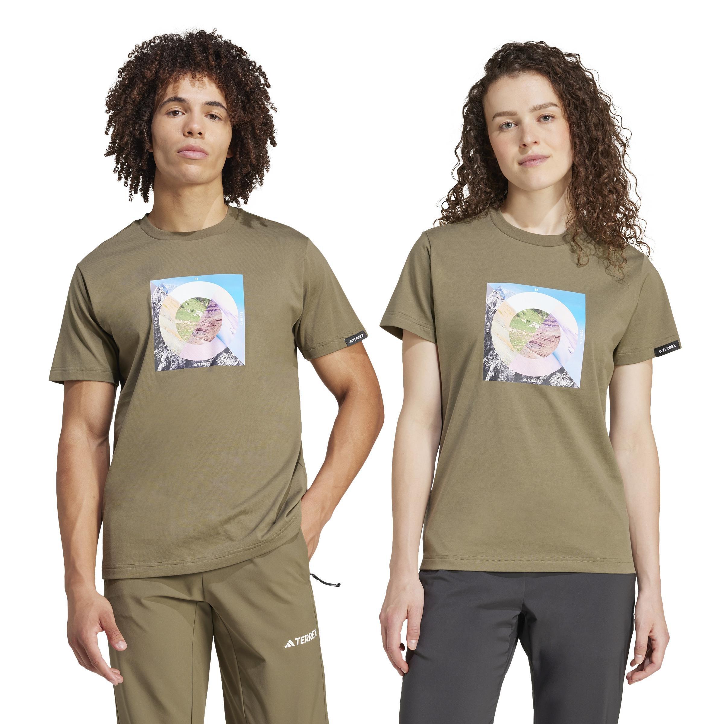 Unisex Terrex Graphic T-Shirt, Green, , large image number 9