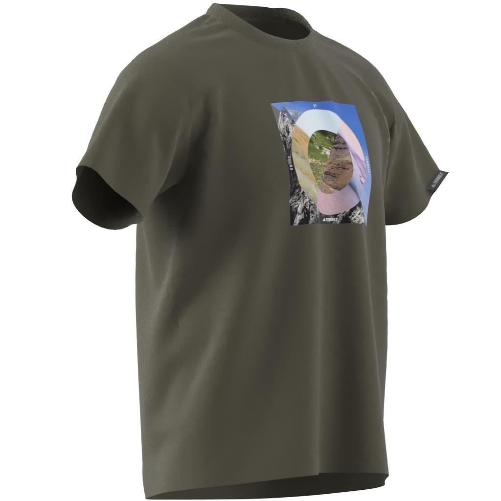 Unisex Terrex Graphic T-Shirt, Green, , large image number 14