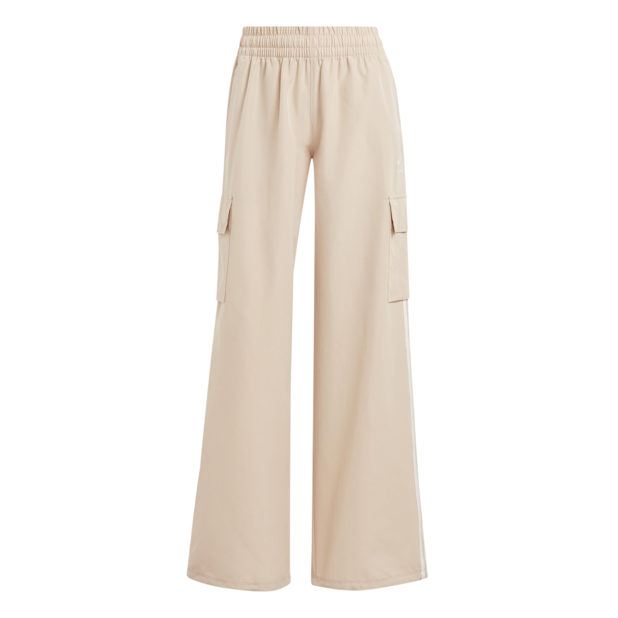 Adicolor 3-Stripes Cargo Tracksuit Bottoms, Beige, A901_ONE, large image number 0