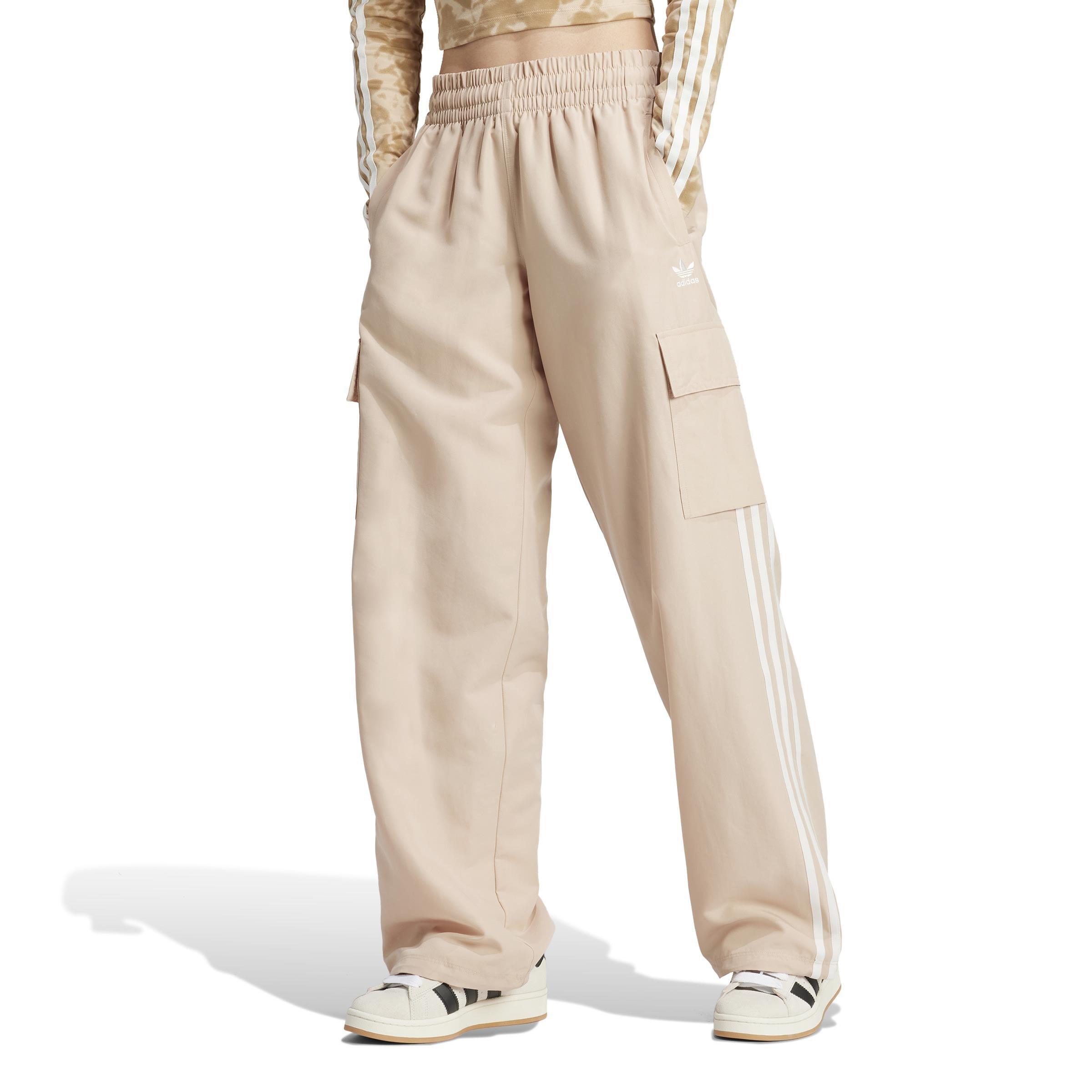 Adicolor 3-Stripes Cargo Tracksuit Bottoms, Beige, A901_ONE, large image number 6