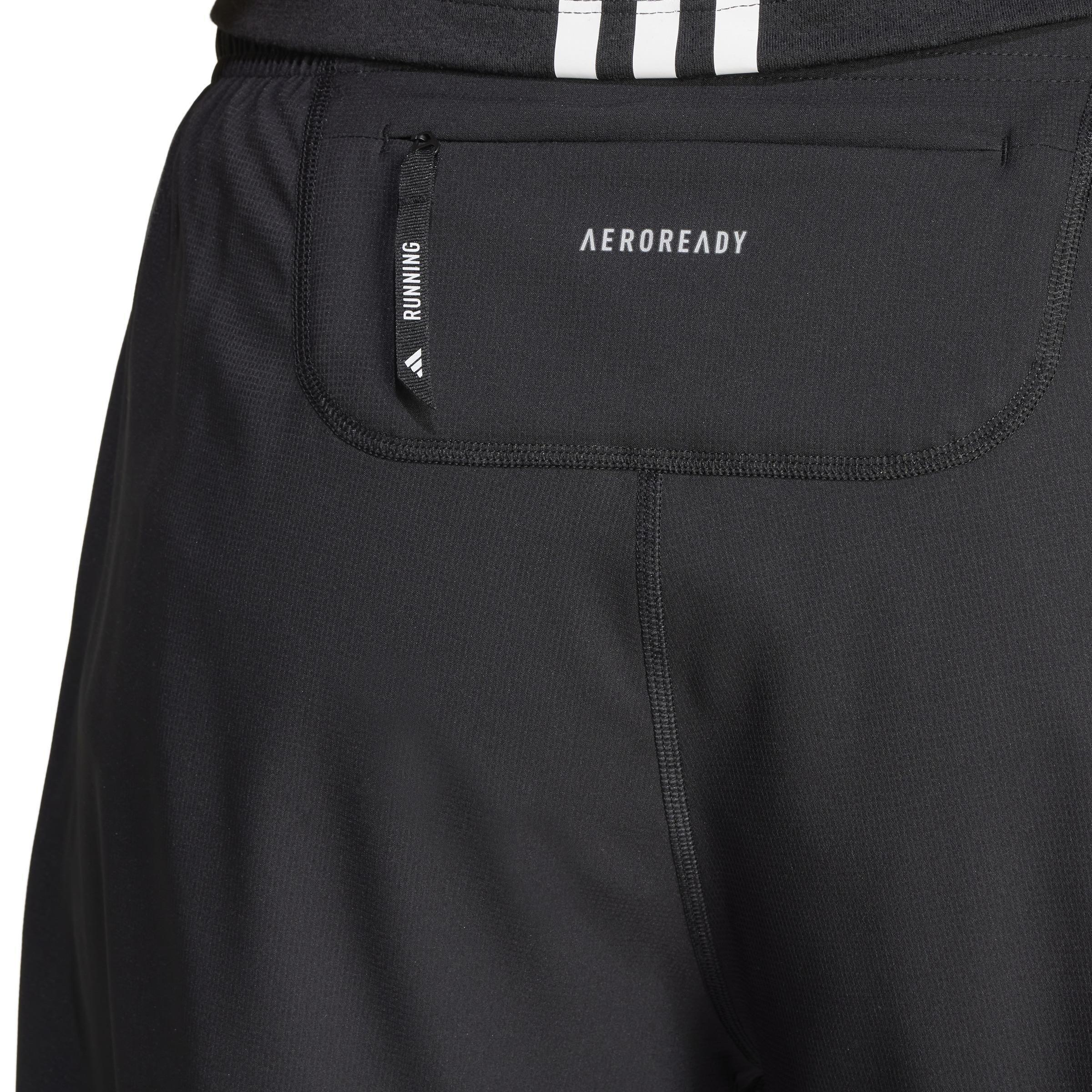 Own the Run 3-Stripes Shorts, Black, A901_ONE, large image number 3