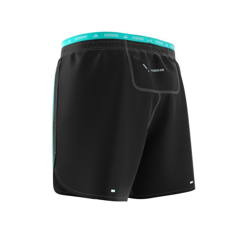 Own the Run 3-Stripes Shorts, Black, A901_ONE, large image number 7