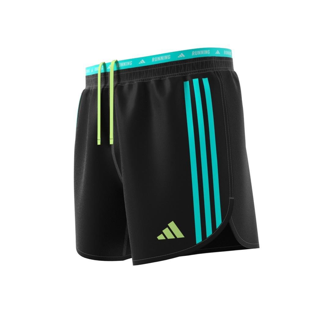 Own the Run 3-Stripes Shorts, Black, A901_ONE, large image number 10