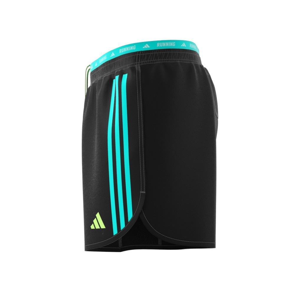 Own the Run 3-Stripes Shorts, Black, A901_ONE, large image number 13