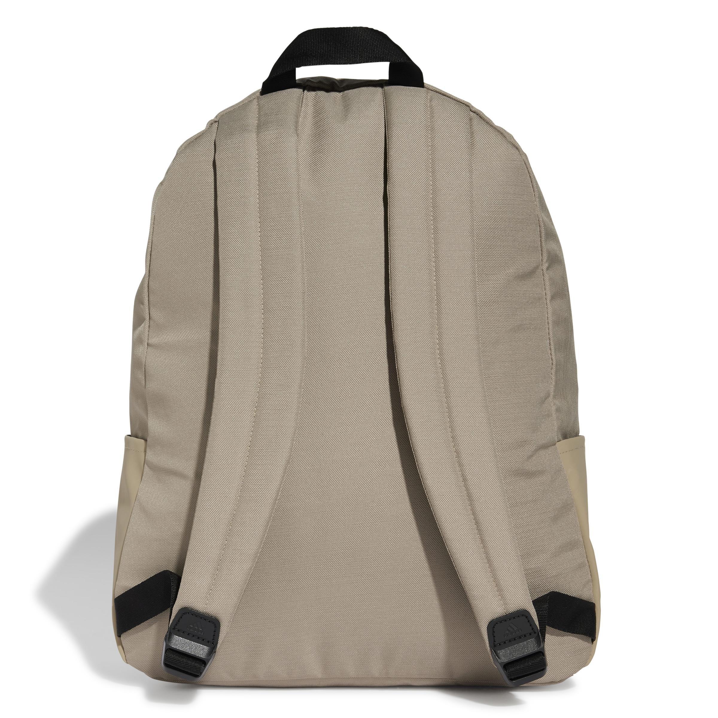 Unisex Classic Horizontal 3-Stripes Backpack, Green, A901_ONE, large image number 3