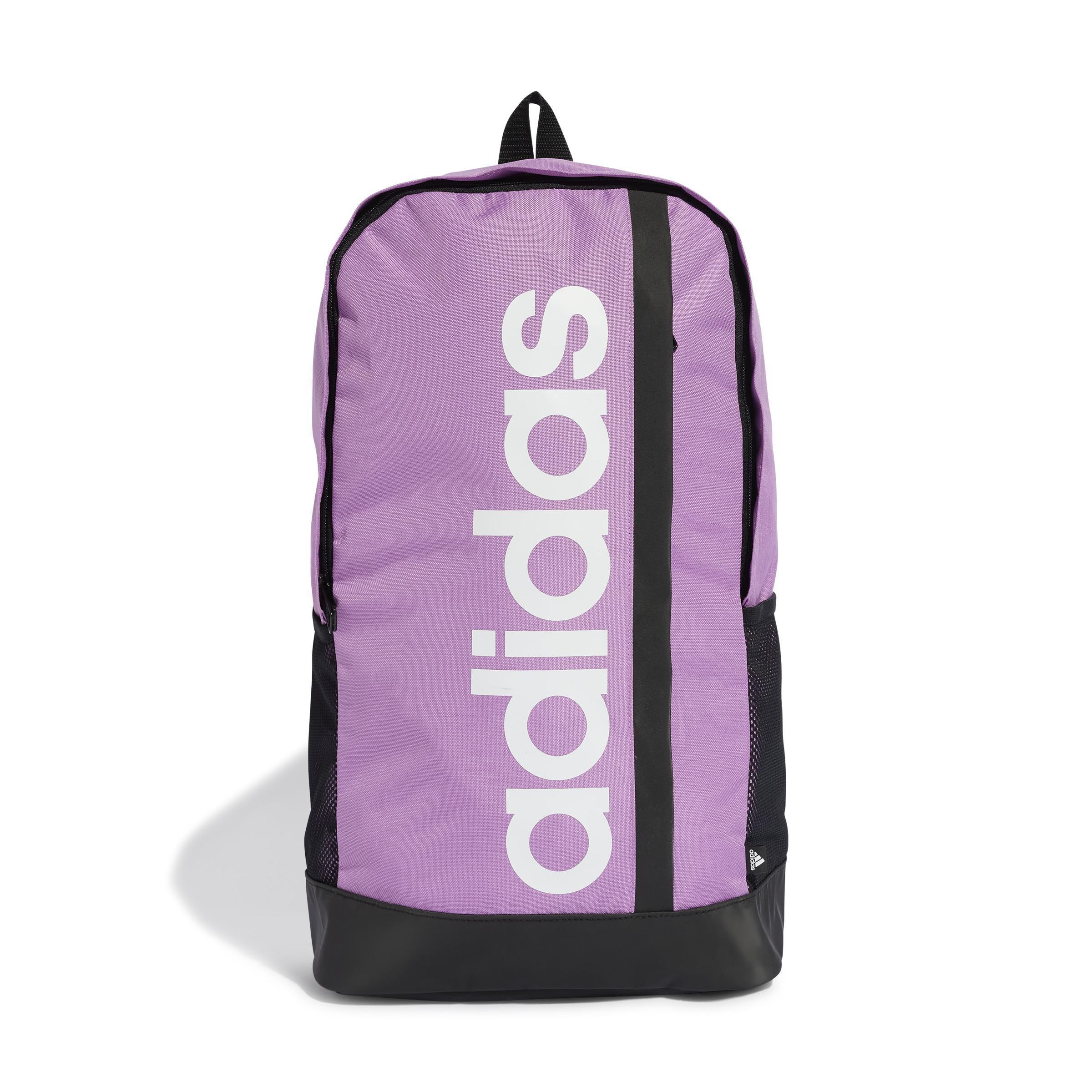 Unisex Essentials Linear Backpack, Purple, A901_ONE, large image number 0
