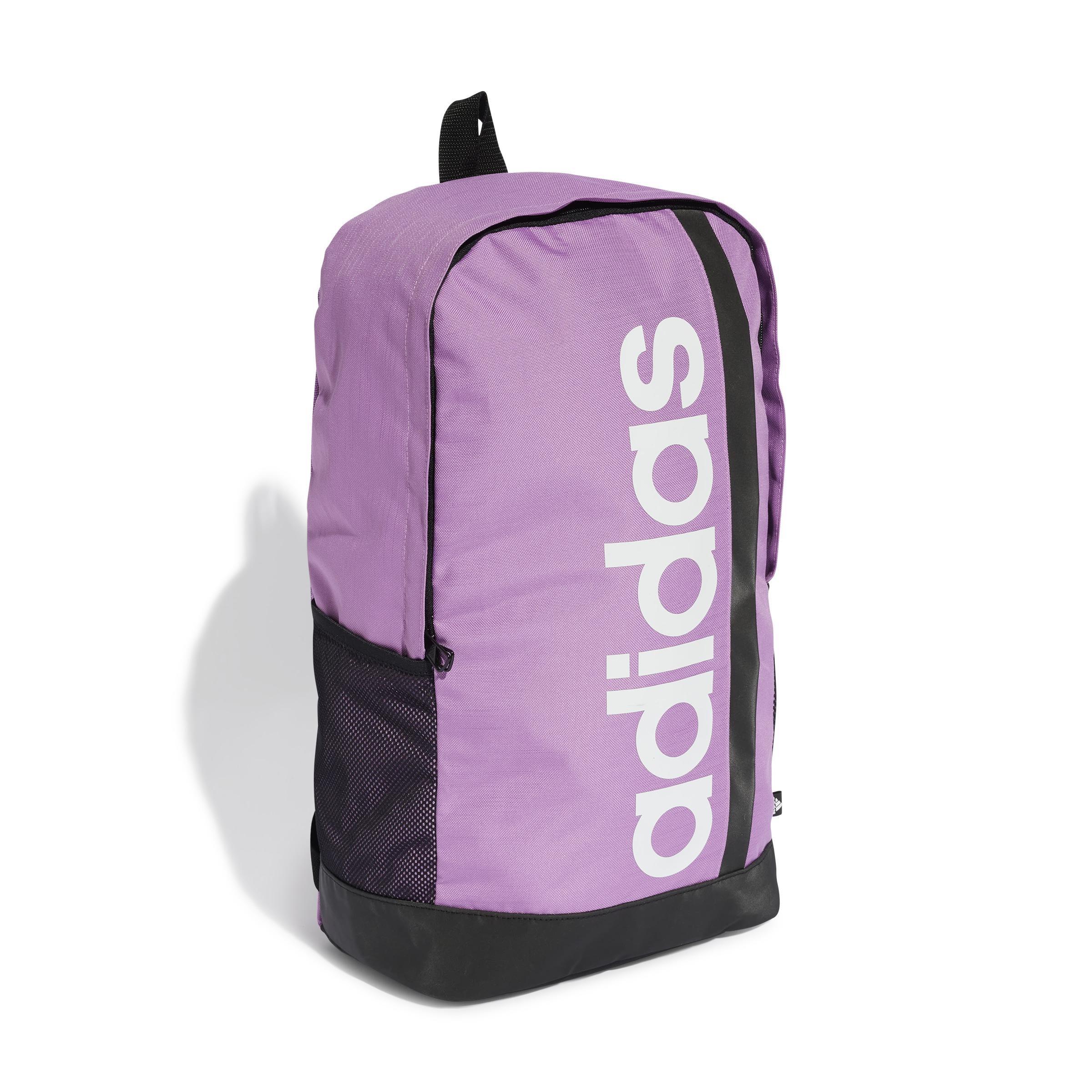 Unisex Essentials Linear Backpack, Purple, A901_ONE, large image number 1