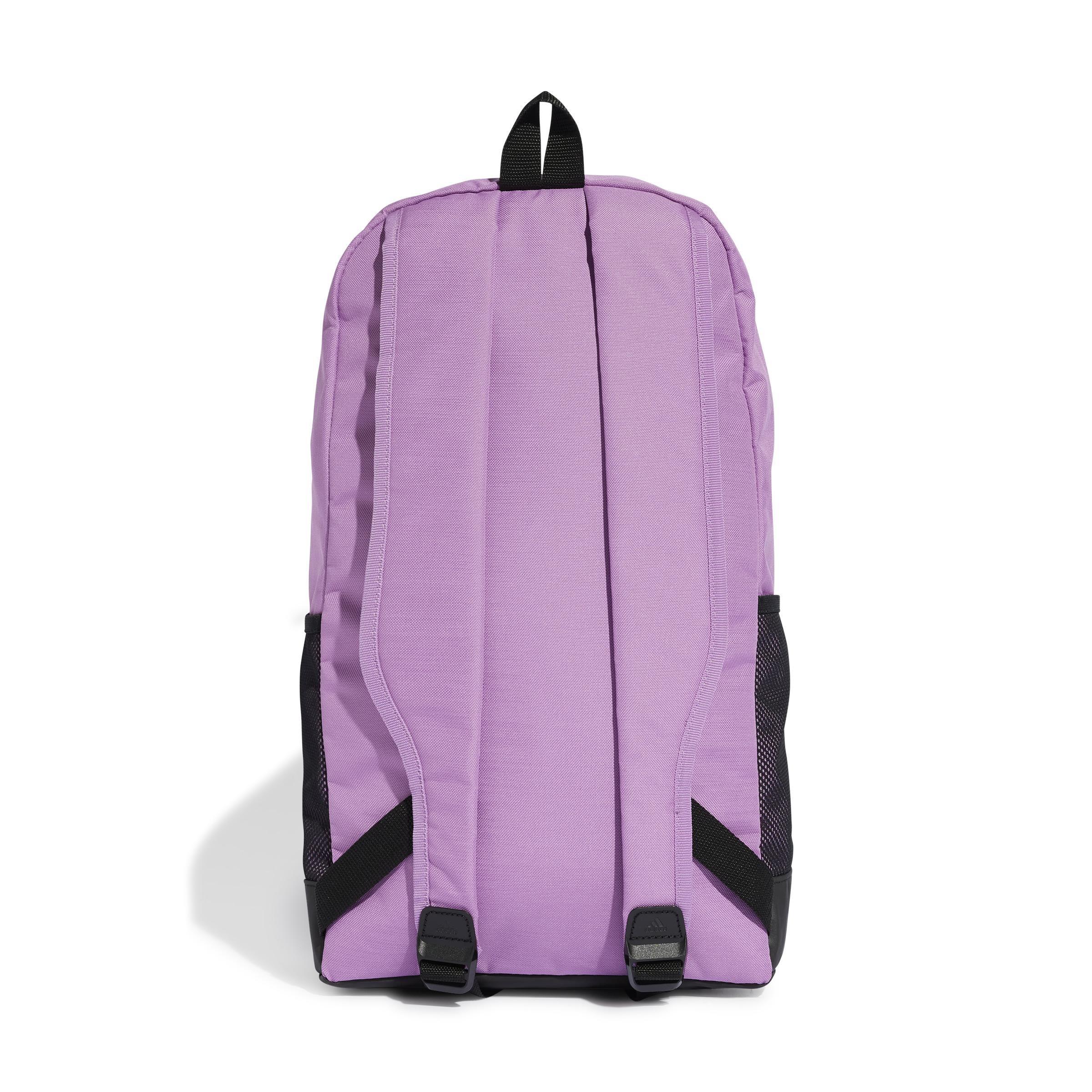 Unisex Essentials Linear Backpack, Purple, A901_ONE, large image number 3