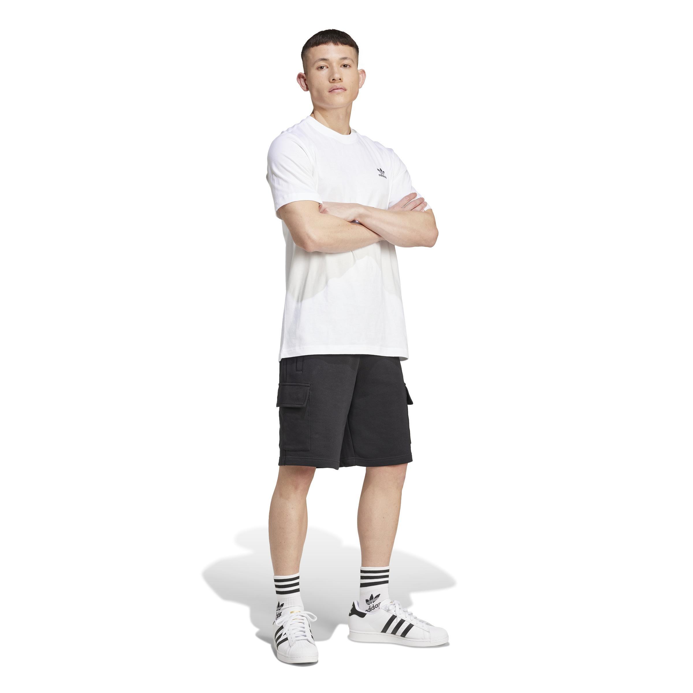 Trefoil Essentials T-Shirt, White, A901_ONE, large image number 7