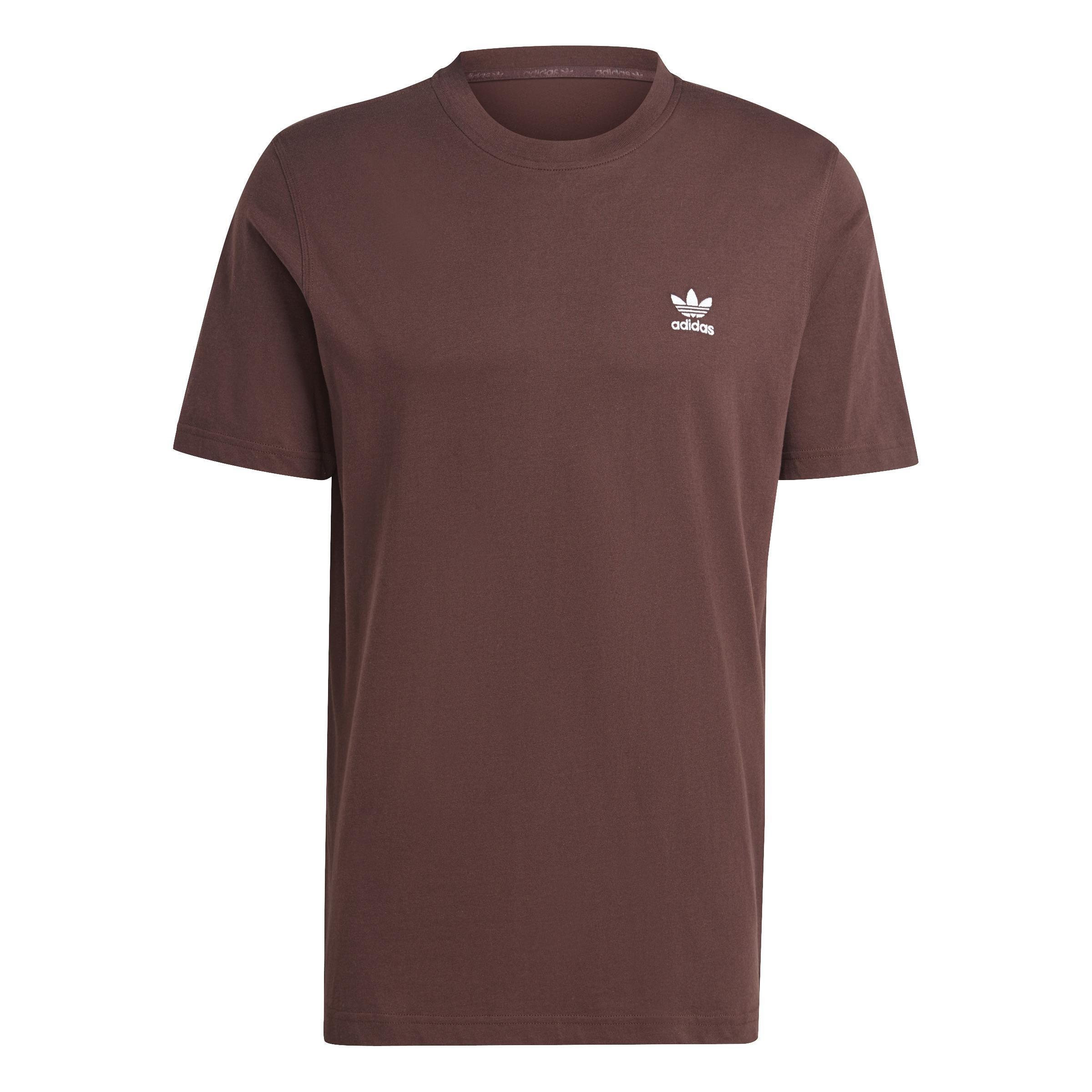 Trefoil Essentials T-Shirt, Brown, A901_ONE, large image number 0