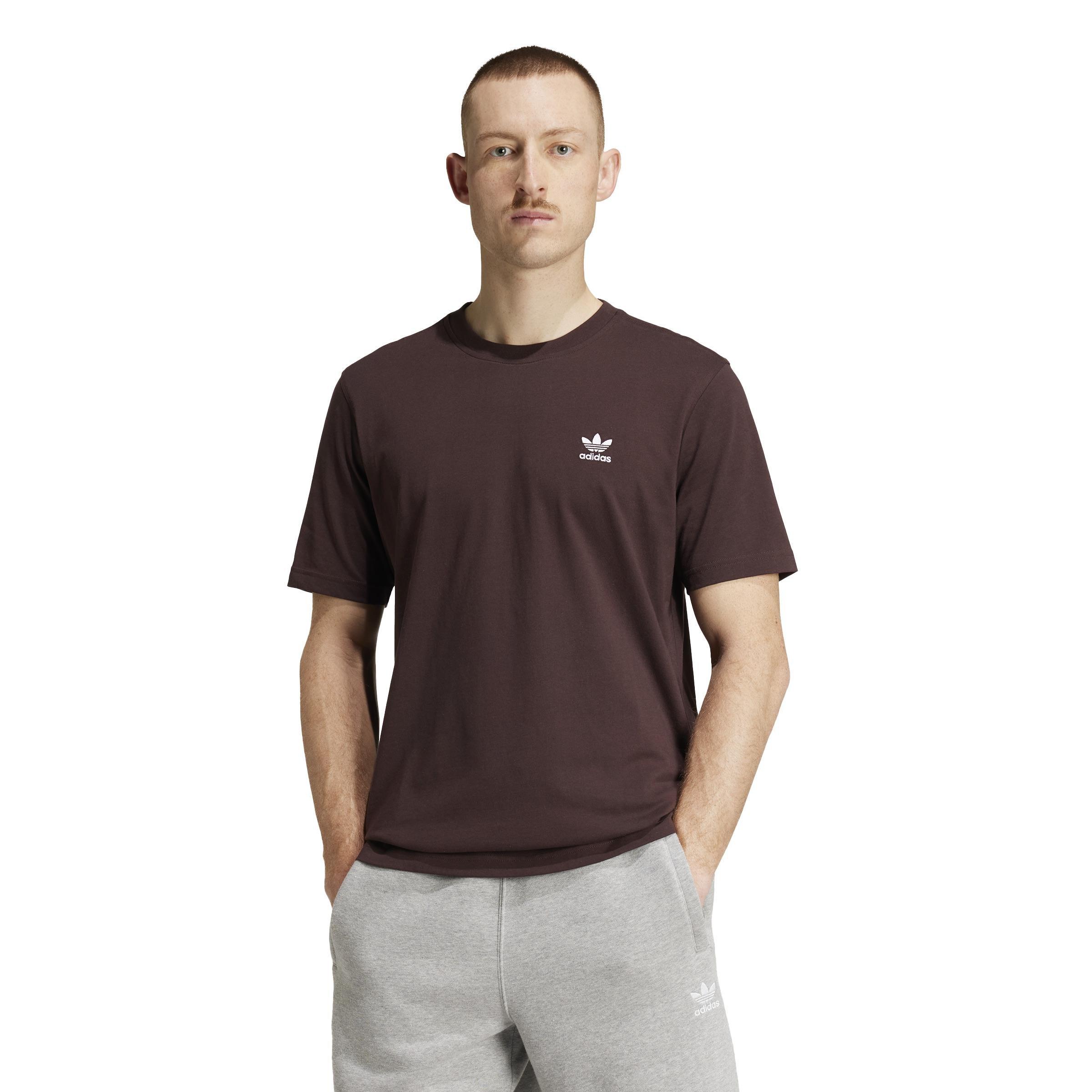 Trefoil Essentials T-Shirt, Brown, A901_ONE, large image number 11
