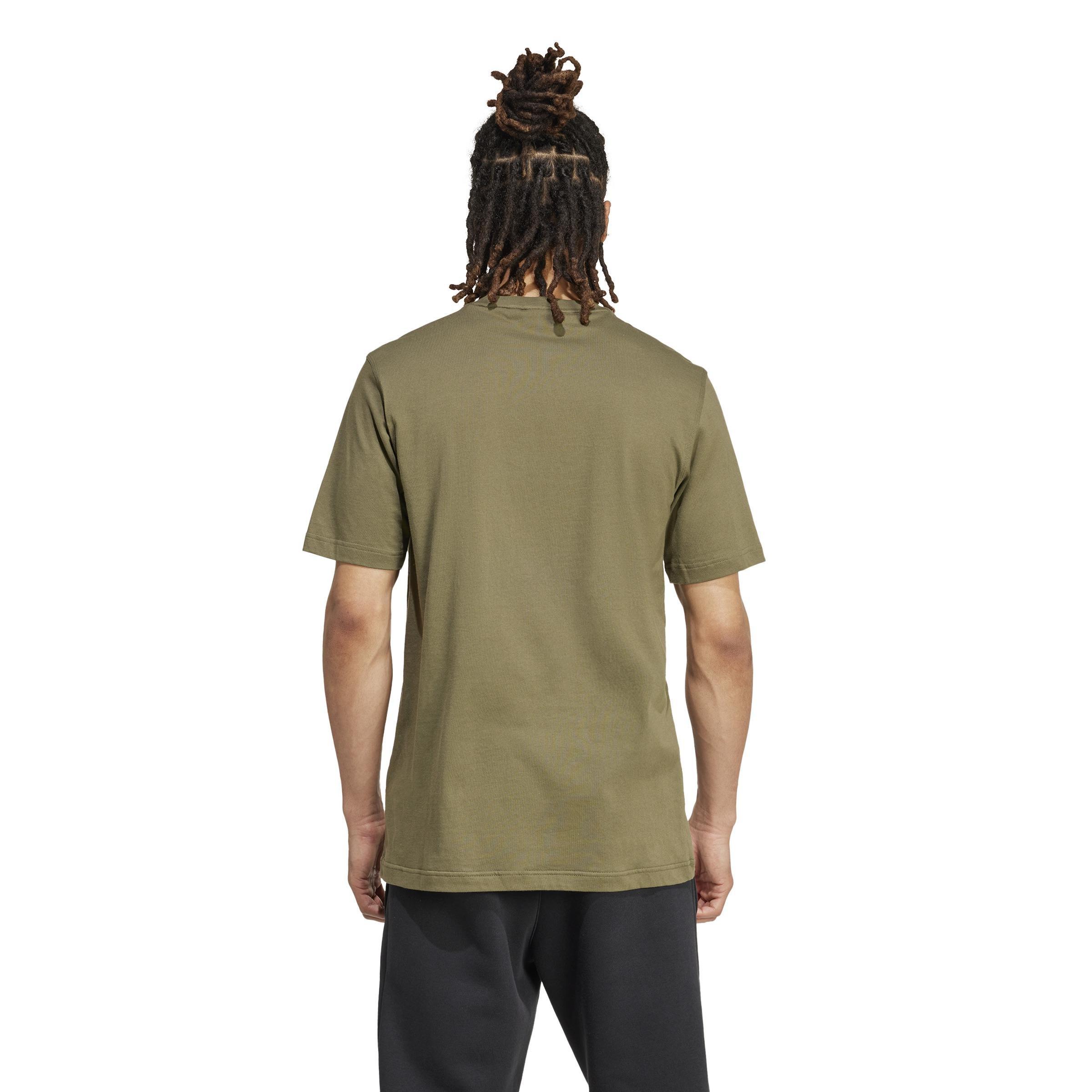 Trefoil Essentials T-Shirt, Green, A901_ONE, large image number 3