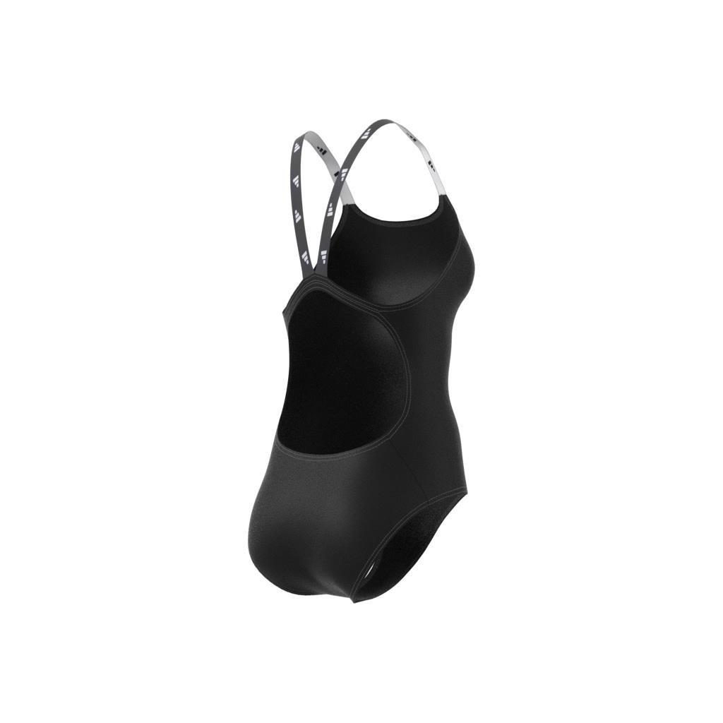adidas Logo Swimsuit, Black, A901_ONE, large image number 8