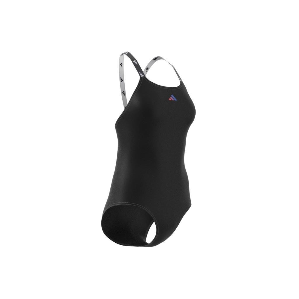 adidas Logo Swimsuit, Black, A901_ONE, large image number 9