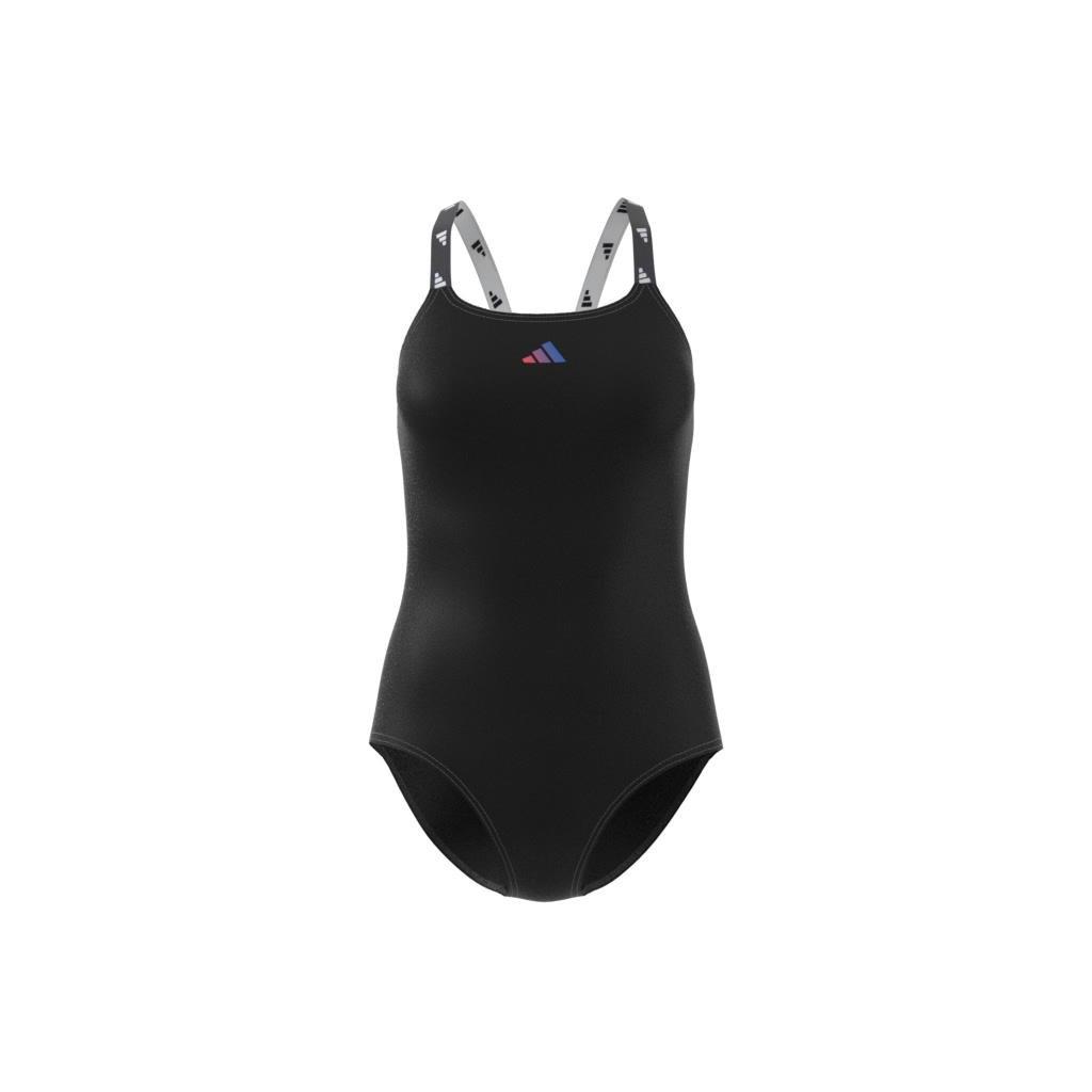 adidas Logo Swimsuit, Black, A901_ONE, large image number 11