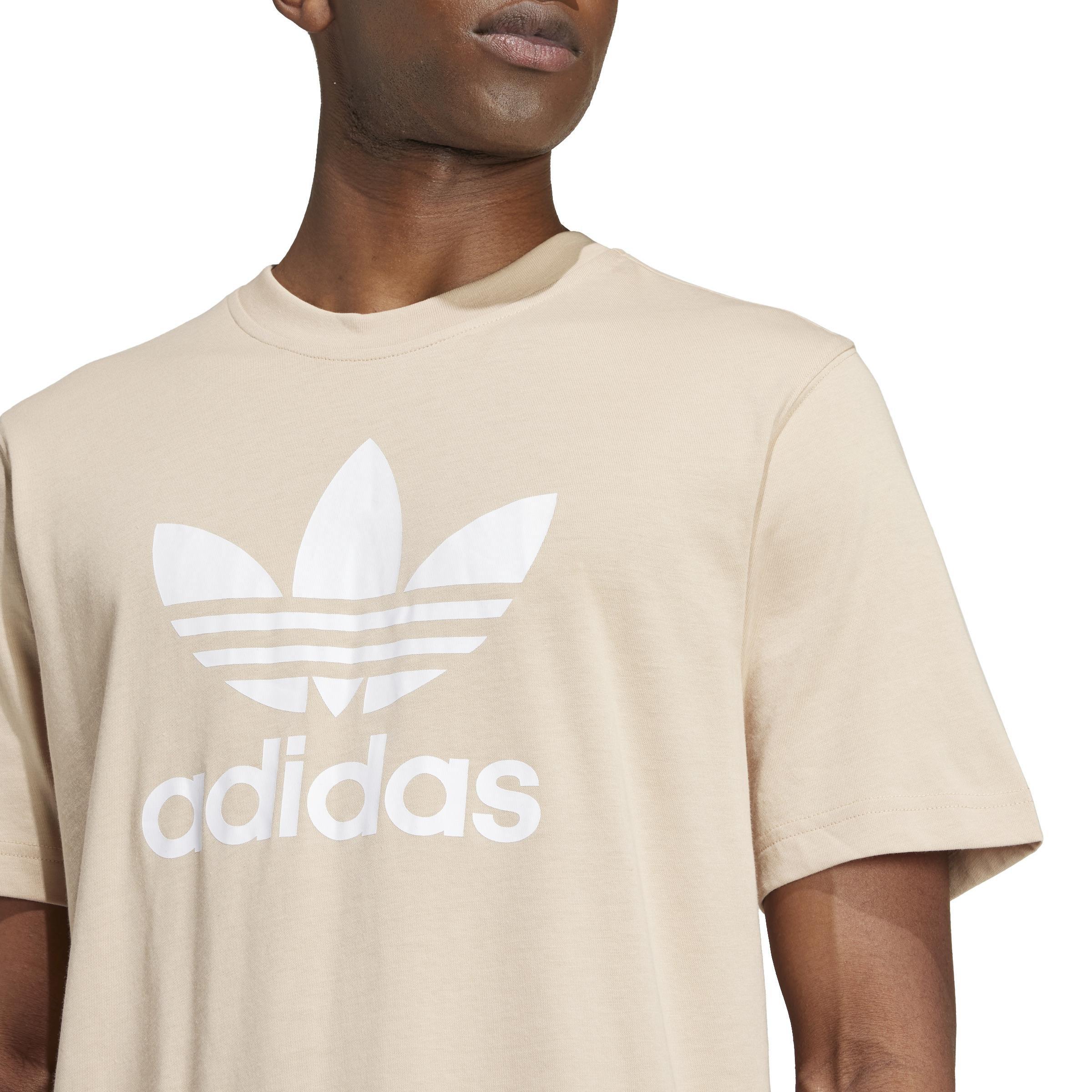 Adicolor Trefoil T-Shirt, Beige, A901_ONE, large image number 4