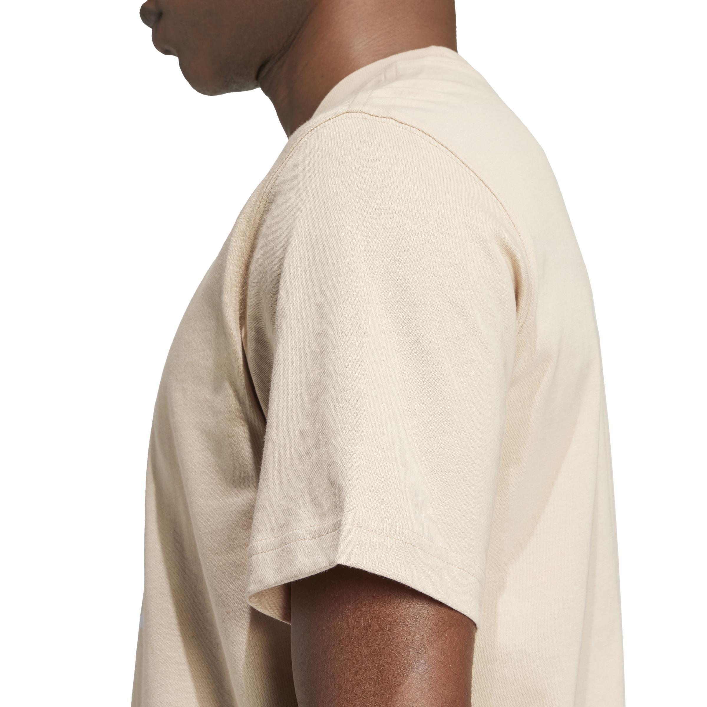 Adicolor Trefoil T-Shirt, Beige, A901_ONE, large image number 5