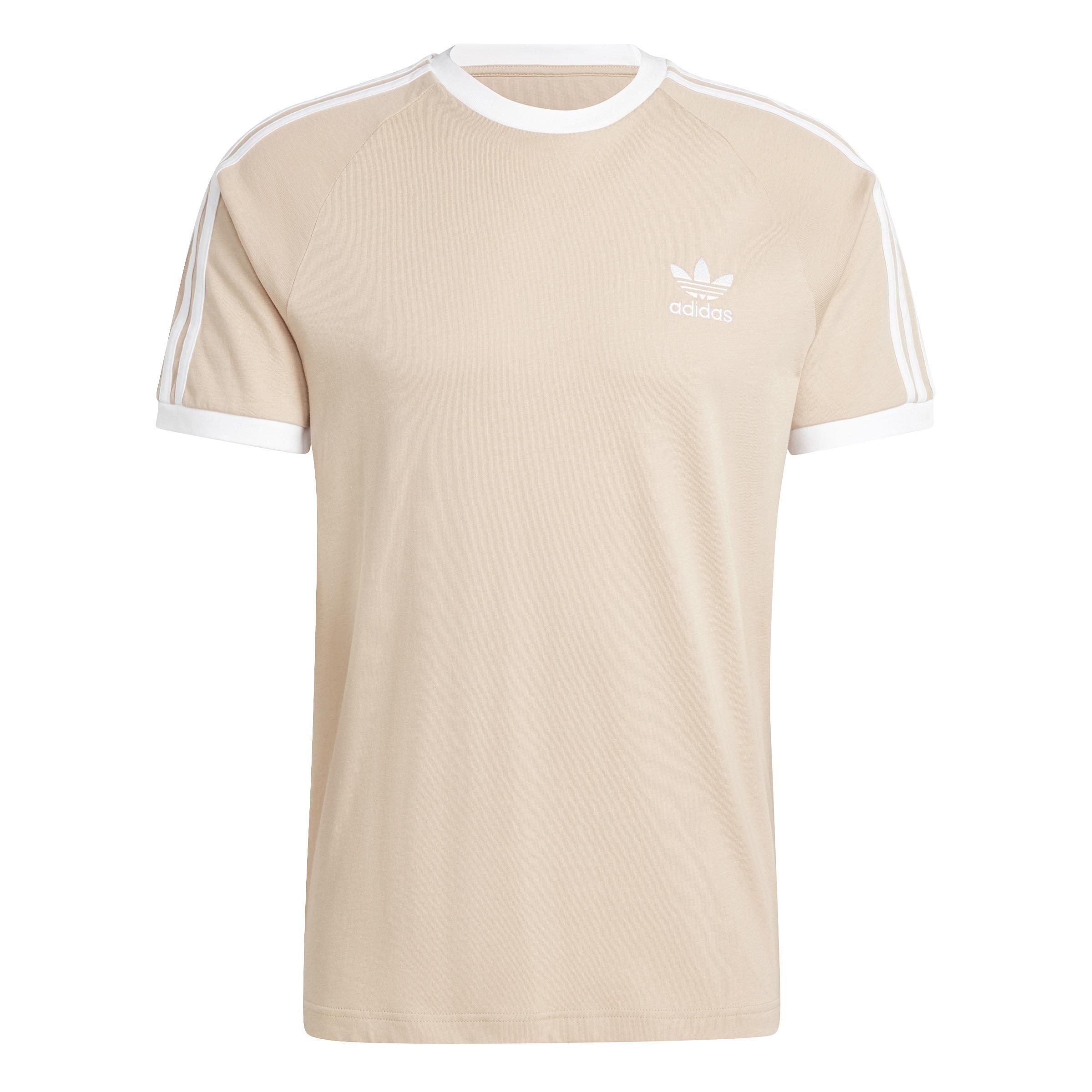 Adicolor Classics 3-Stripes T-Shirt, Beige, A901_ONE, large image number 0