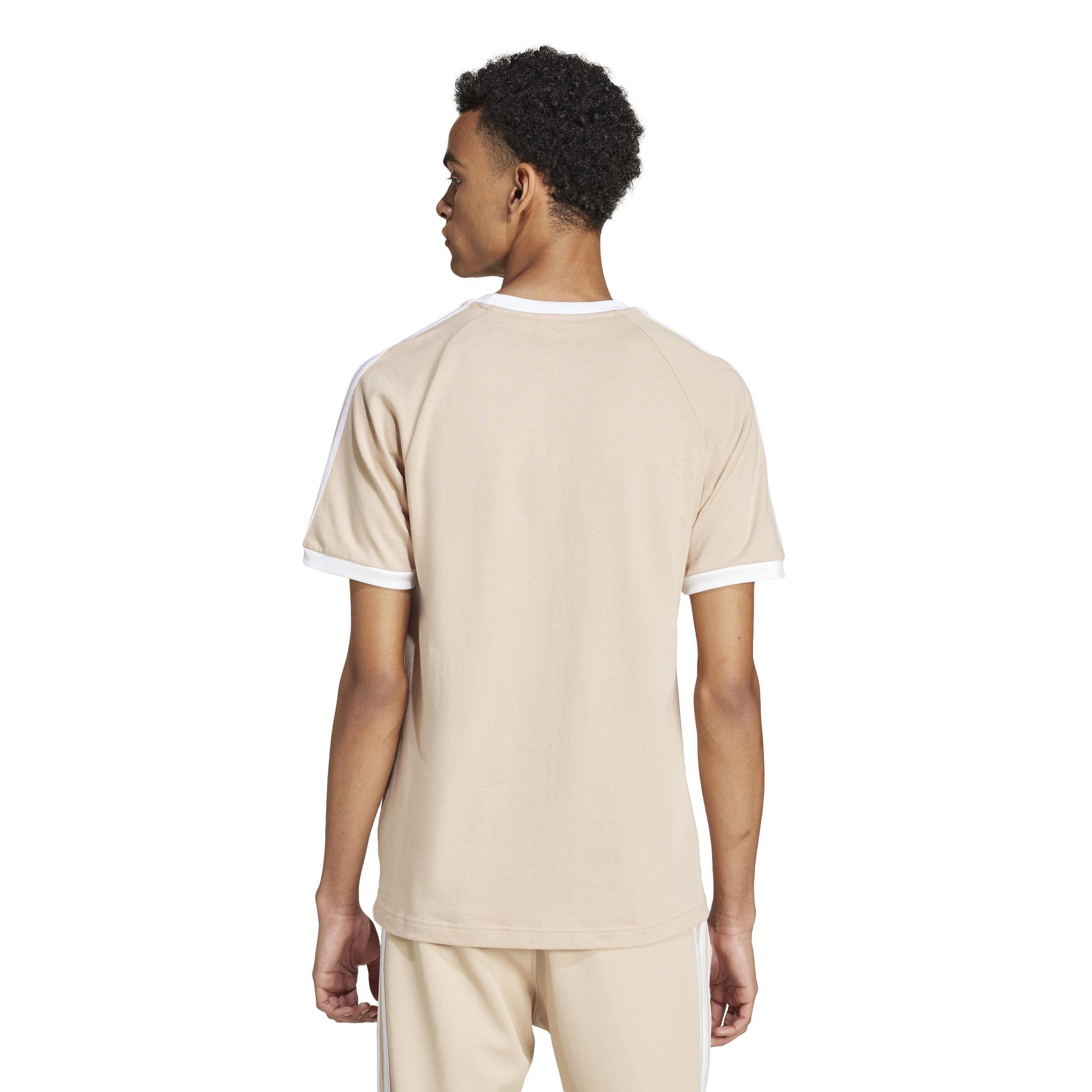 Adicolor Classics 3-Stripes T-Shirt, Beige, A901_ONE, large image number 3