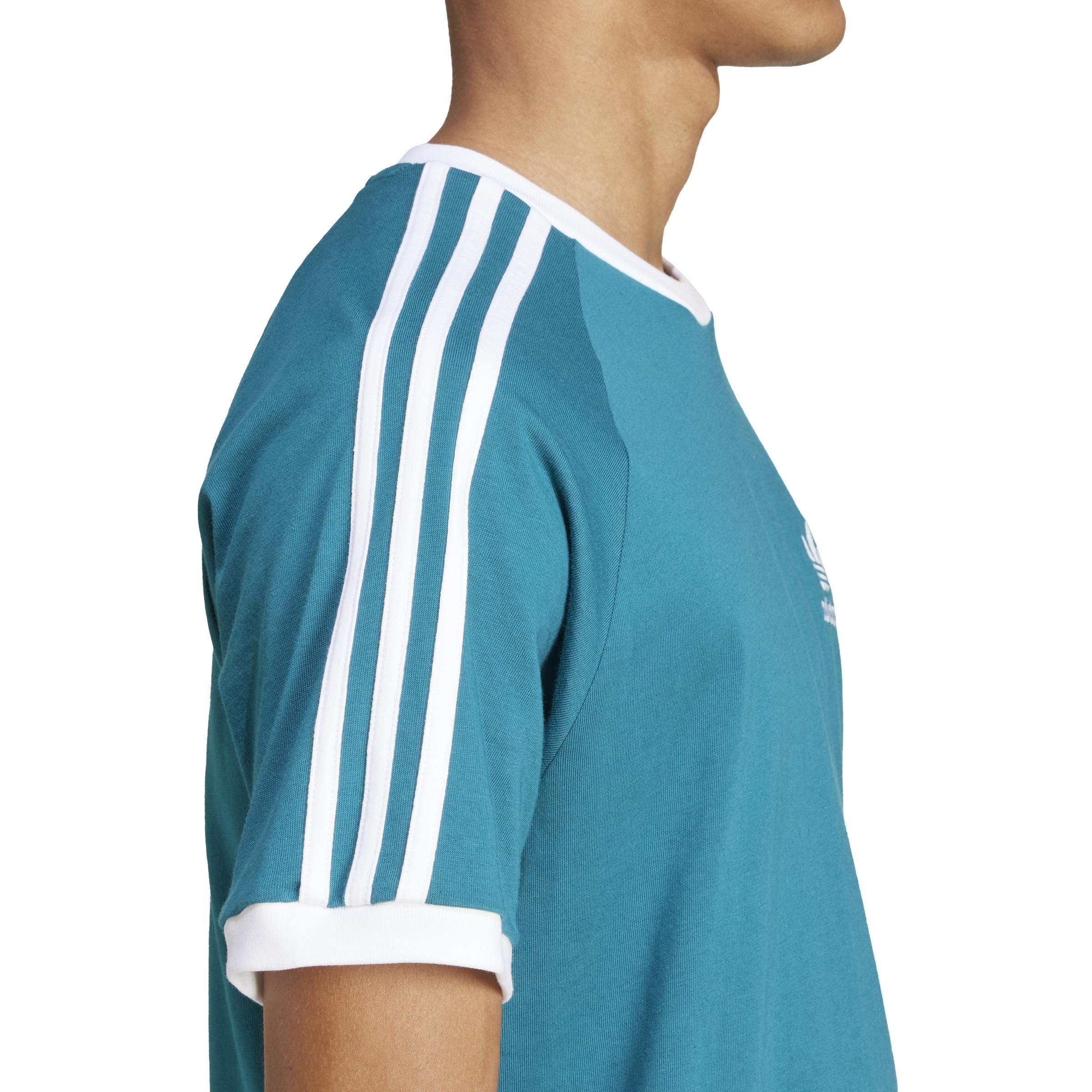 Adicolor Classics 3-Stripes T-Shirt, Turquoise, A901_ONE, large image number 5