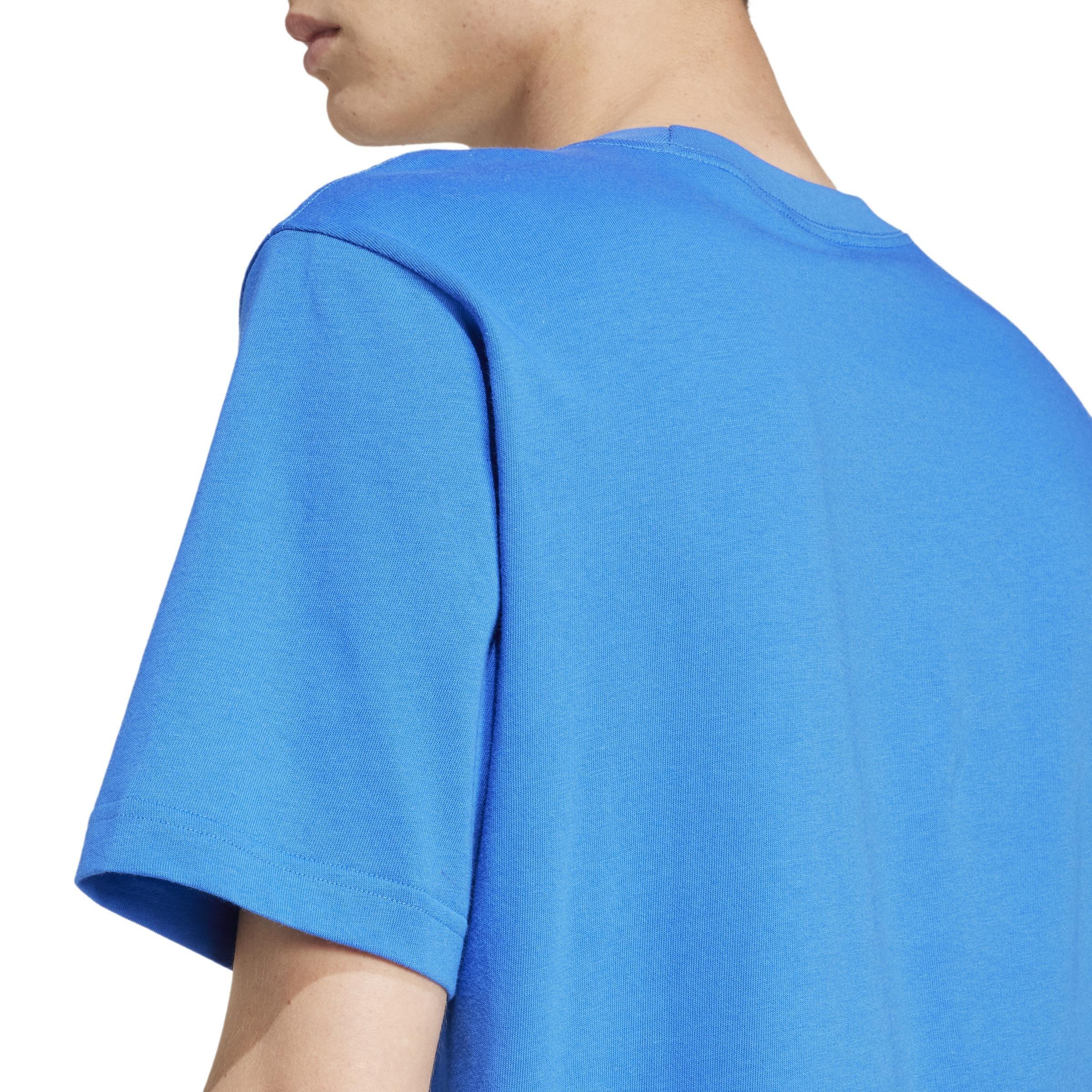 Camo Label T-Shirt, Blue, A901_ONE, large image number 5