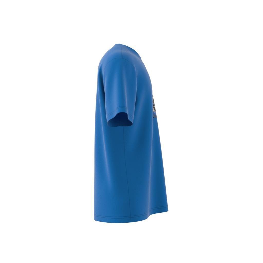 Camo Label T-Shirt, Blue, A901_ONE, large image number 6