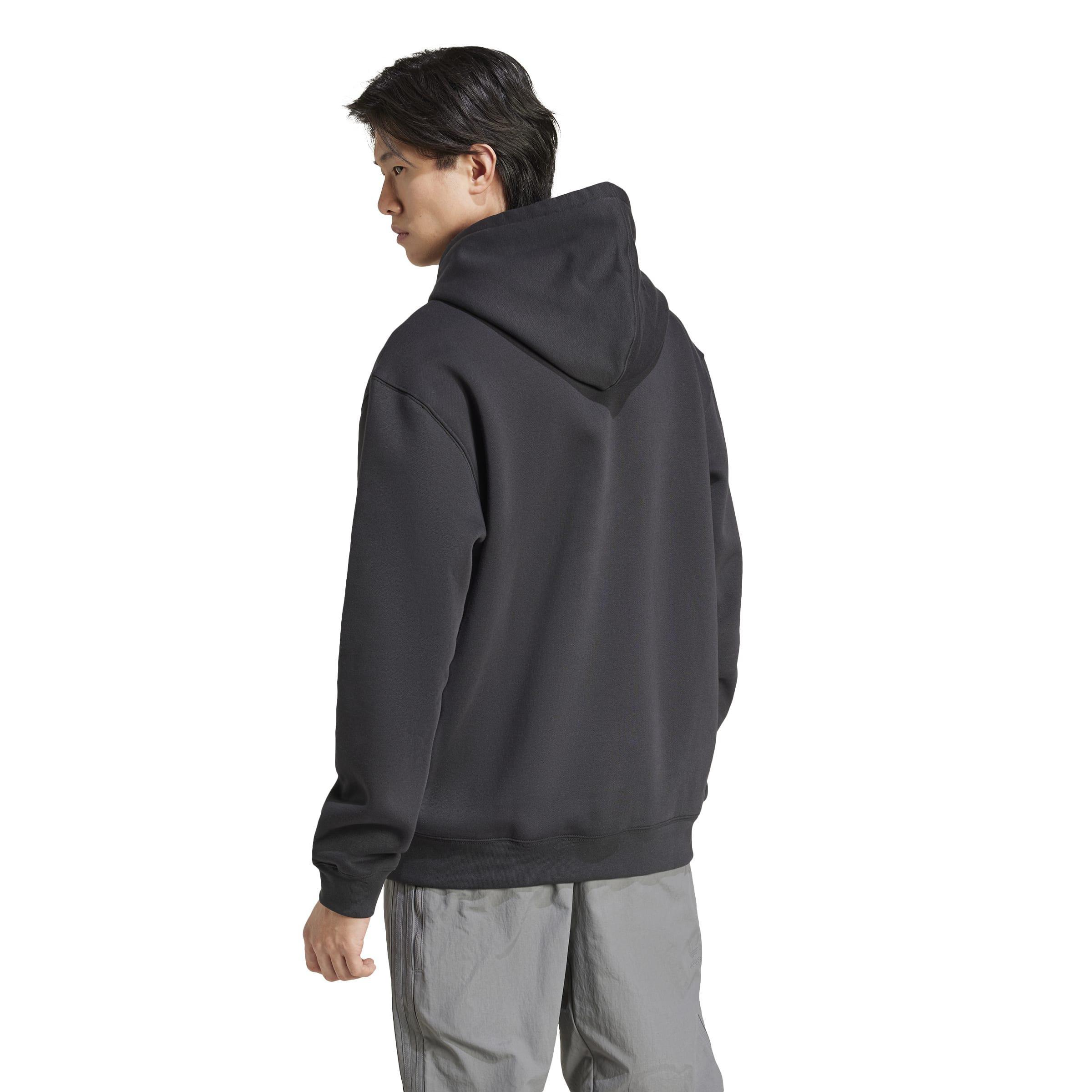 Hooded 1 Sweatshirt, Black, A901_ONE, large image number 3