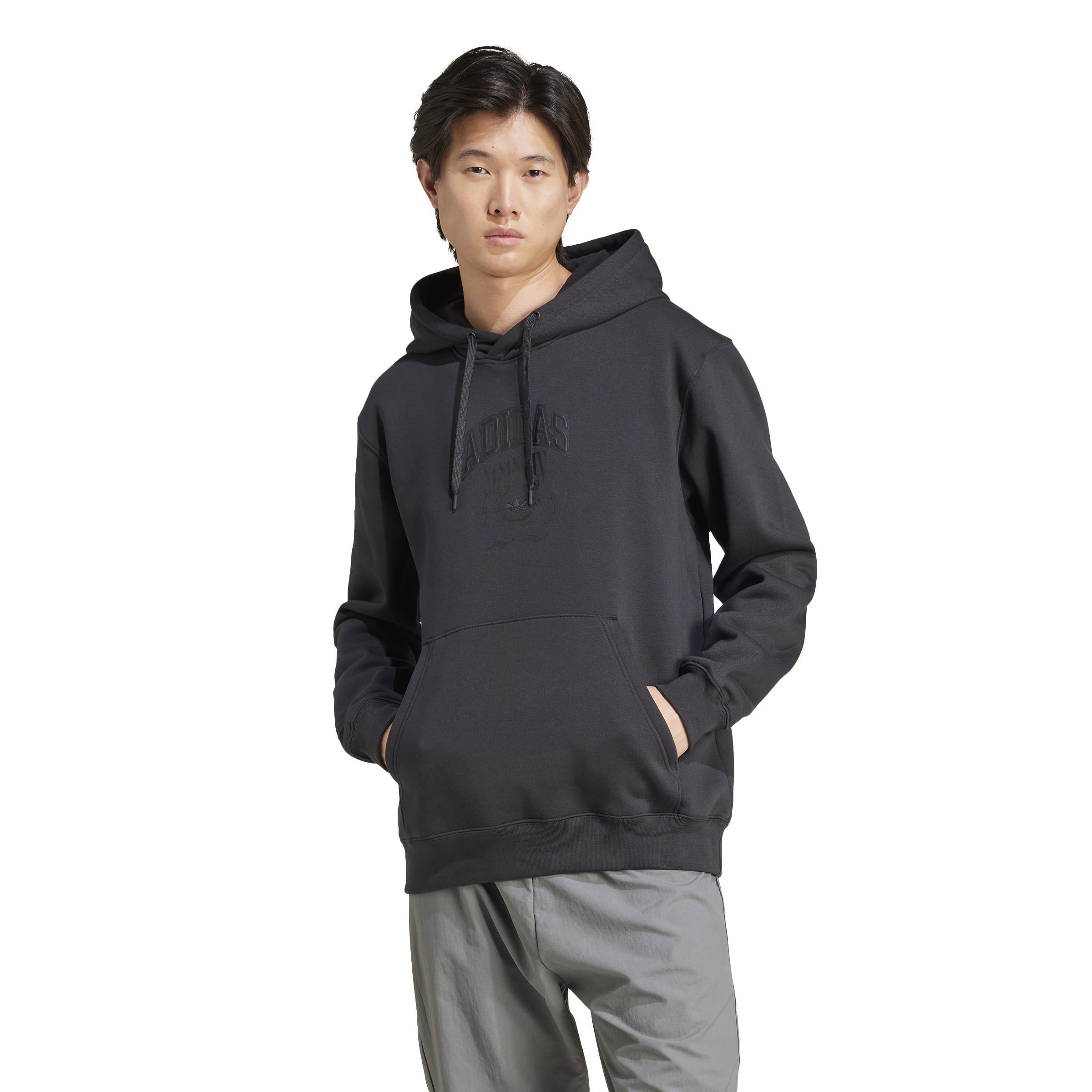 Hooded 1 Sweatshirt, Black, A901_ONE, large image number 6