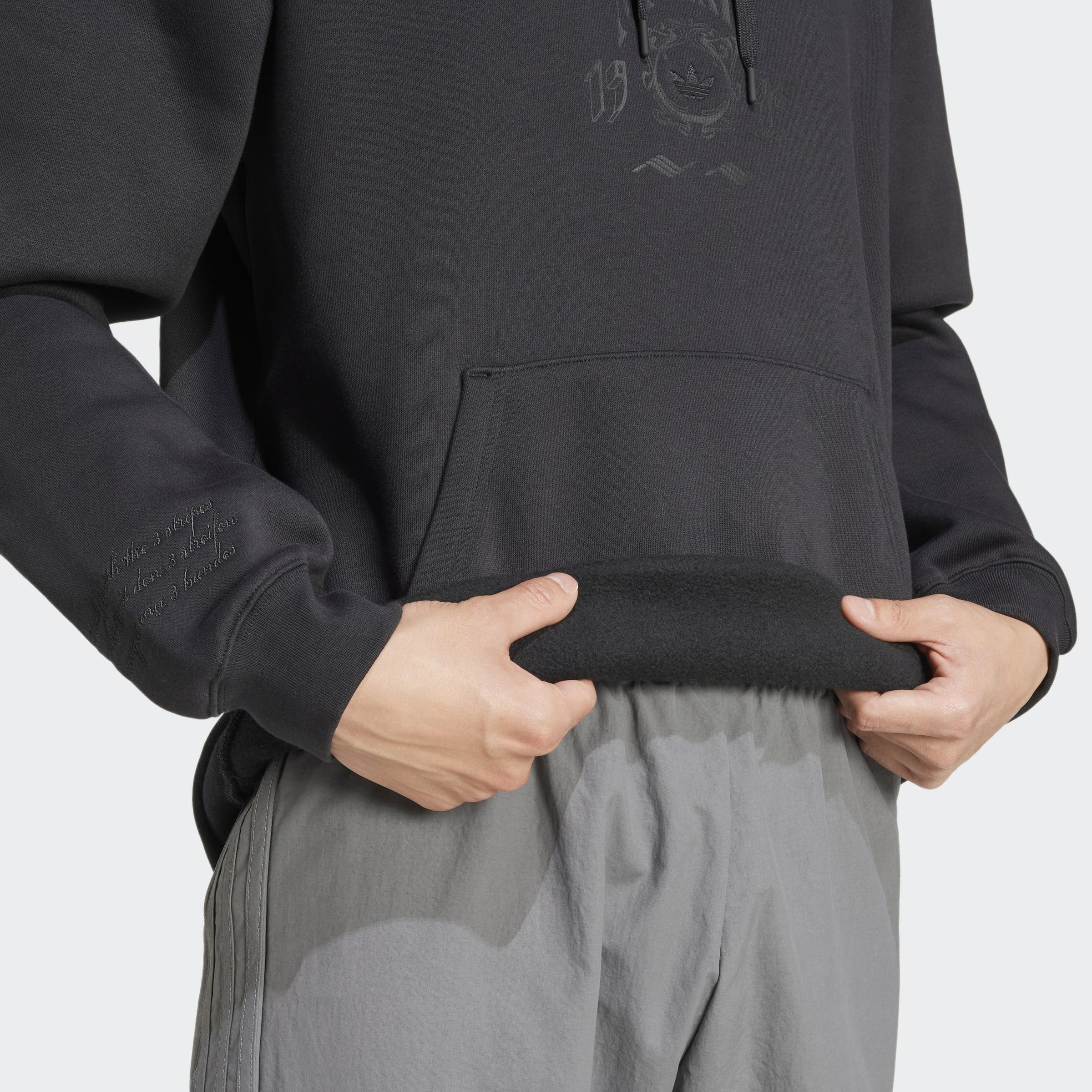 Hooded 1 Sweatshirt, Black, A901_ONE, large image number 9