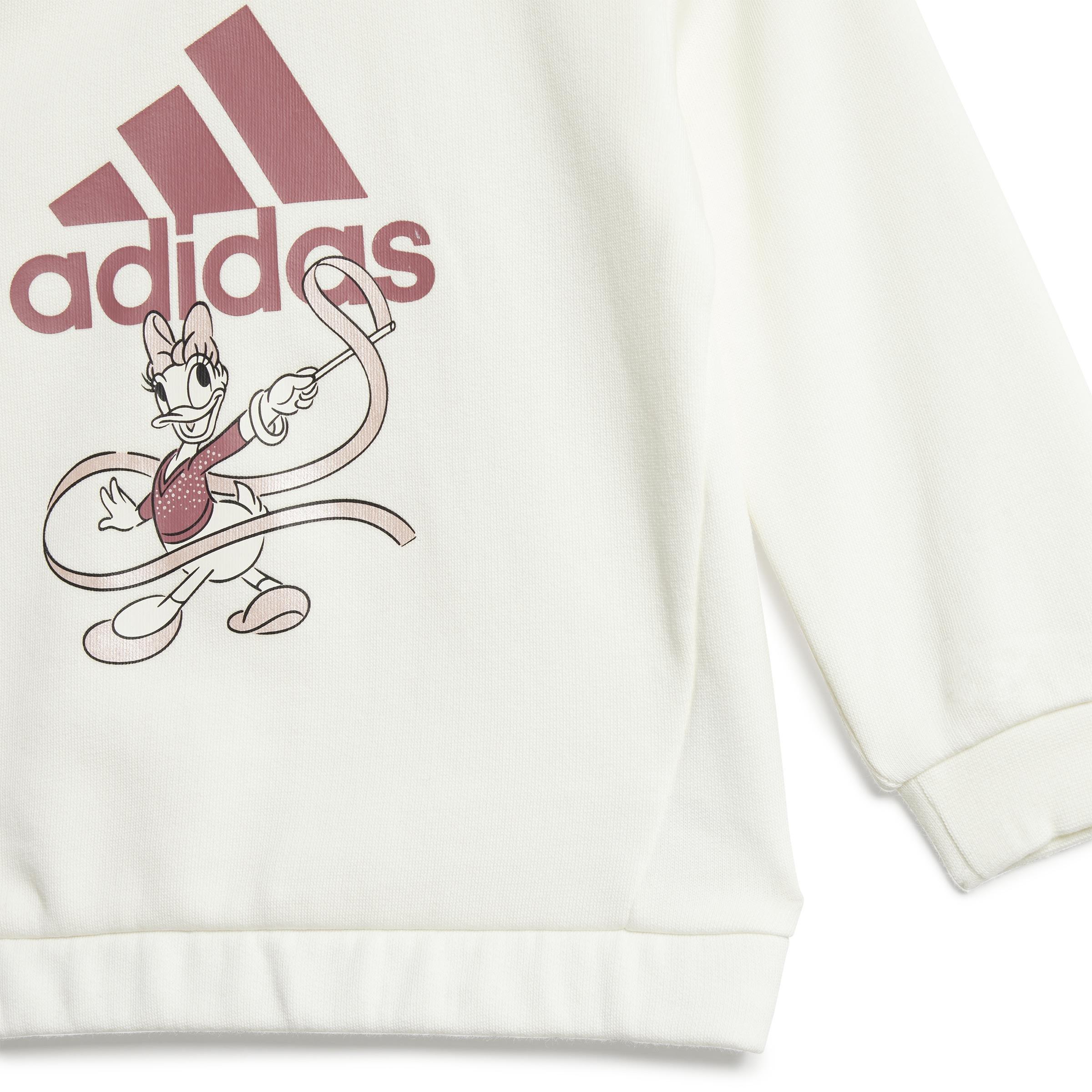 Unisex Kids Disney Minnie and Daisy Joggers, White, A901_ONE, large image number 6