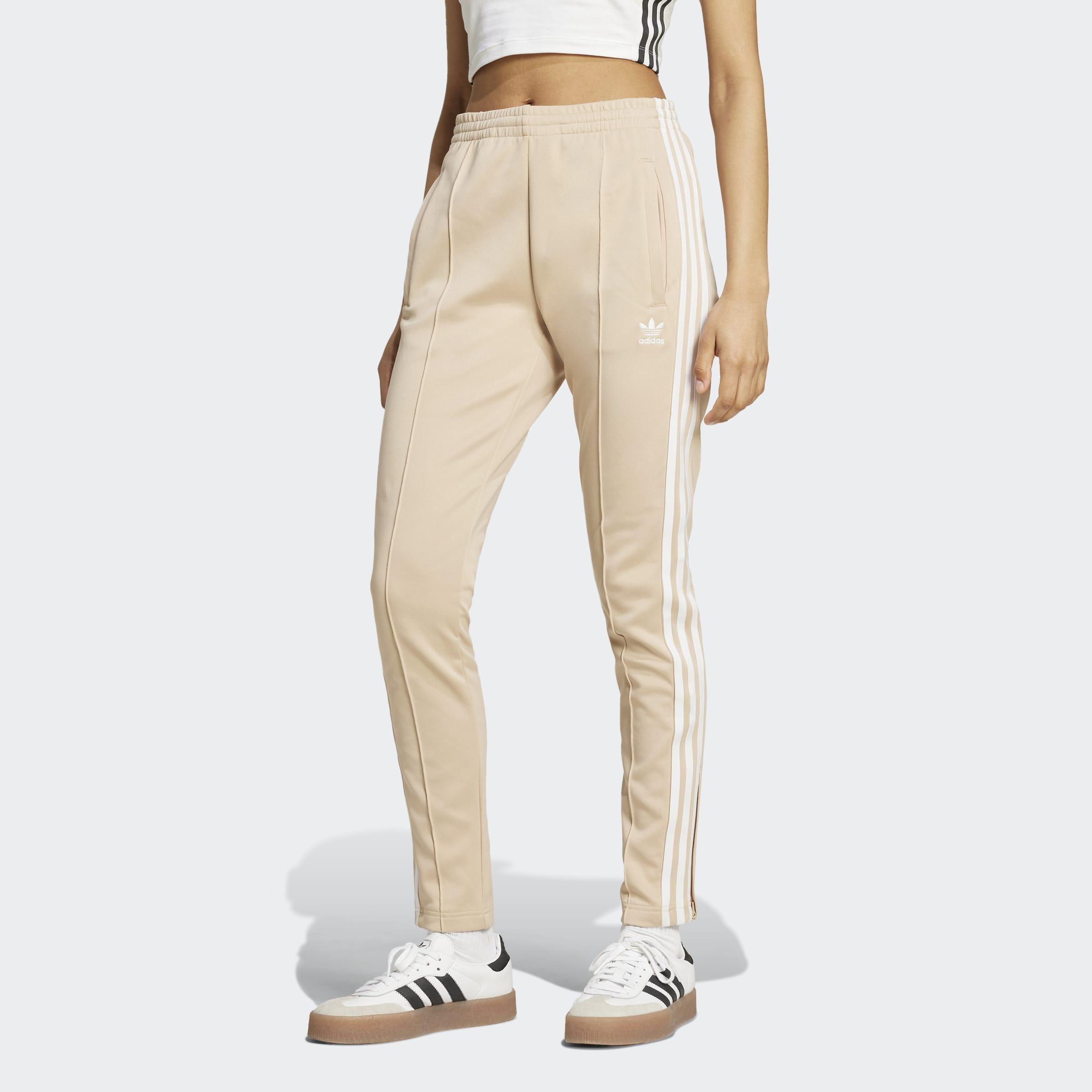 Adicolor SST Track Tracksuit Bottoms, Beige, A901_ONE, large image number 1
