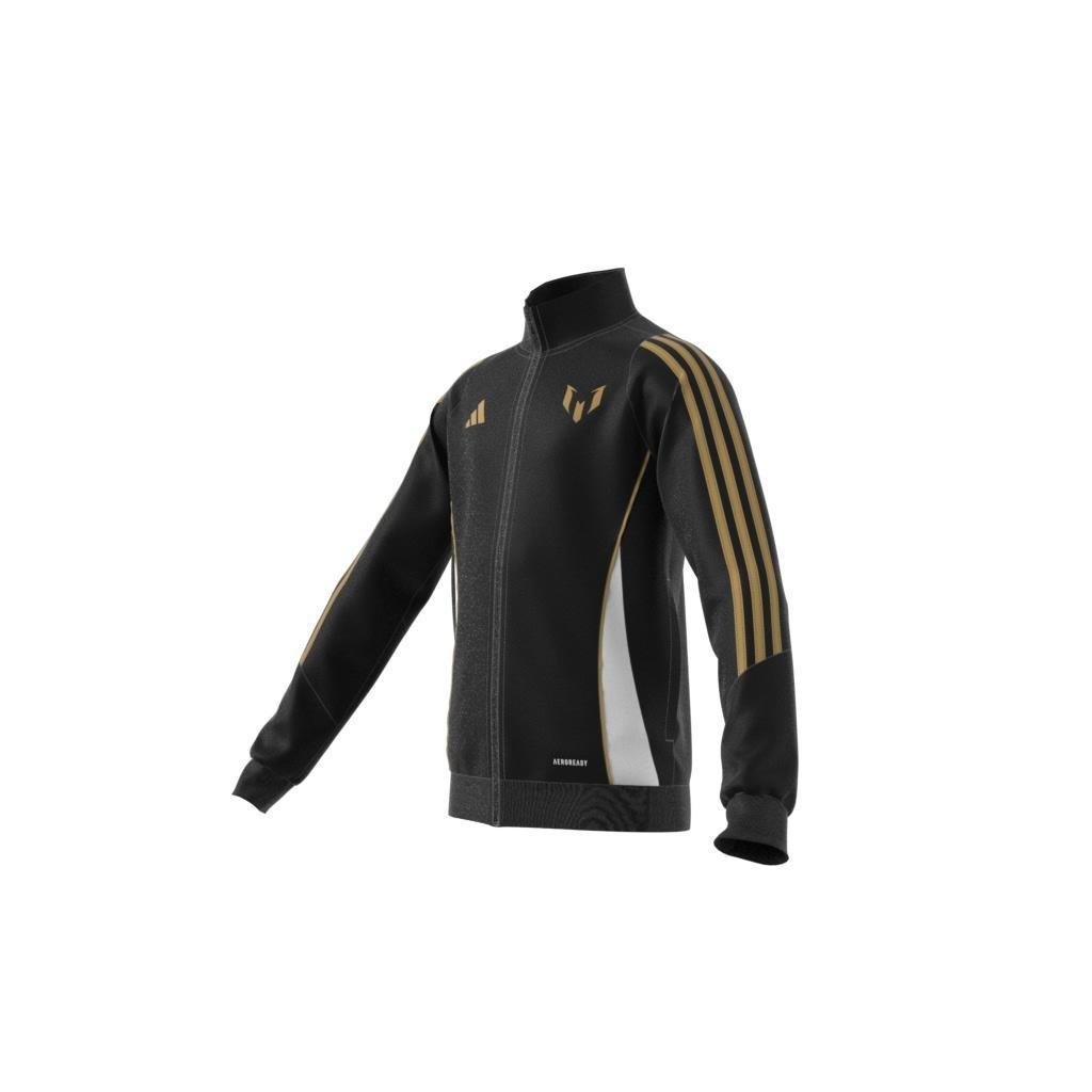 Unisex Kids Messi Track Suit Track Top, Black, , large image number 8