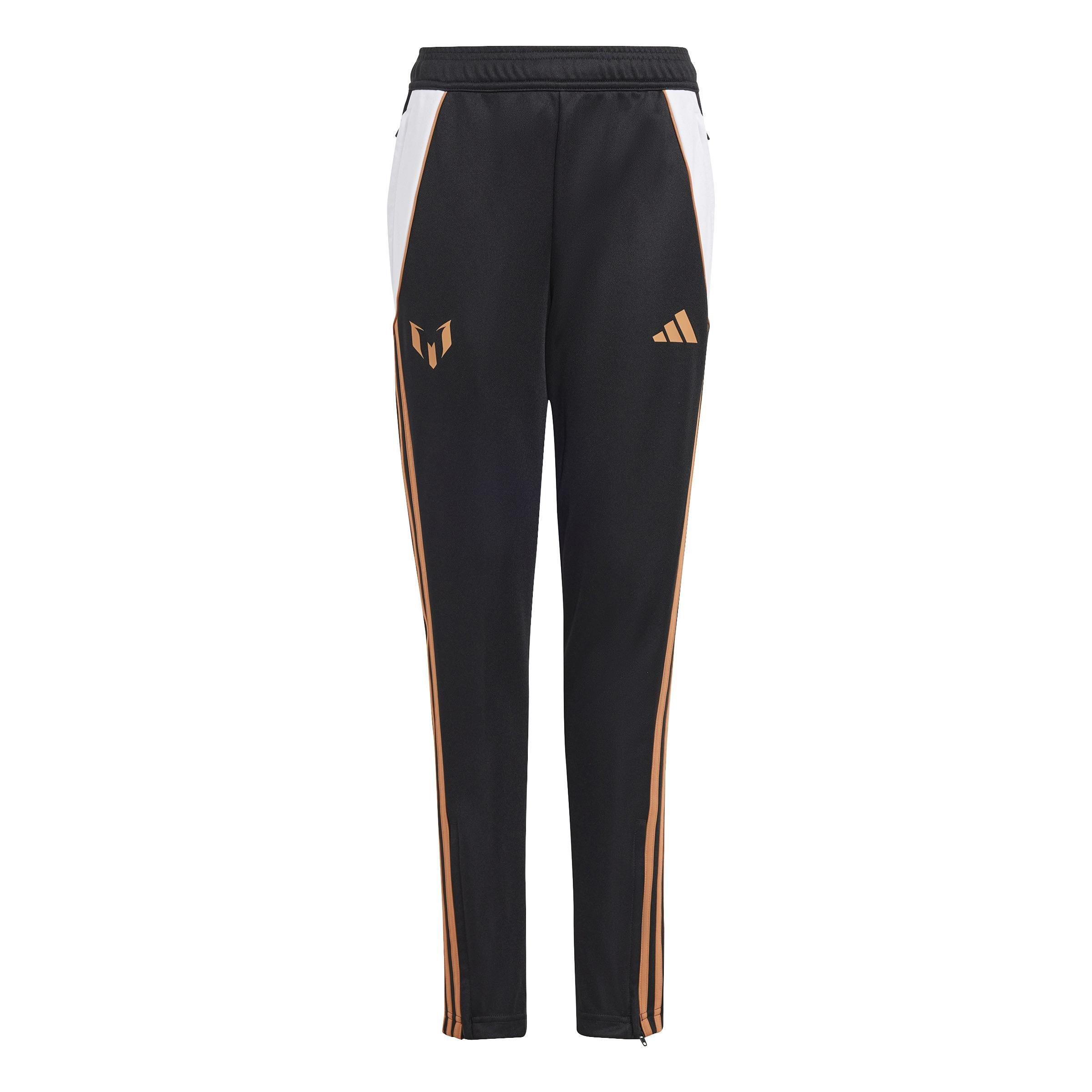 Unisex Kids Messi Training Tracksuit Bottoms, Black, A901_ONE, large image number 0