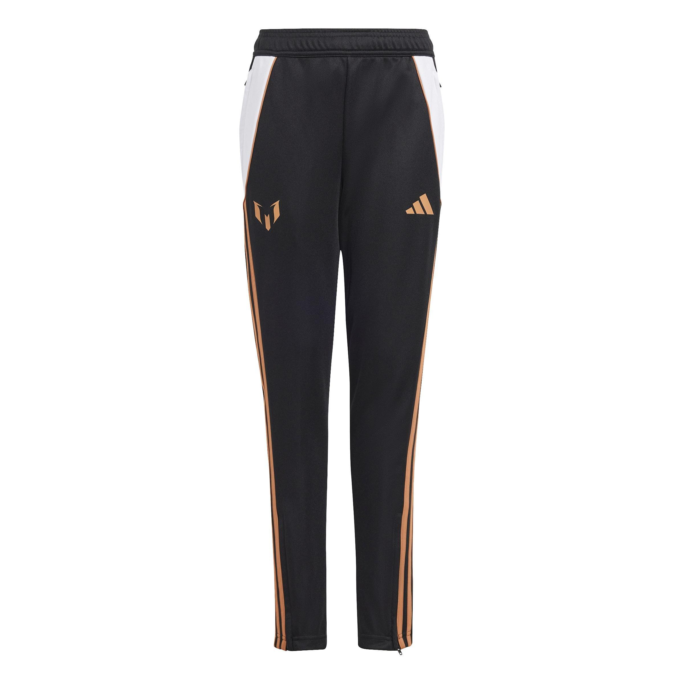 Unisex Kids Messi Training Tracksuit Bottoms, Black, A901_ONE, large image number 1
