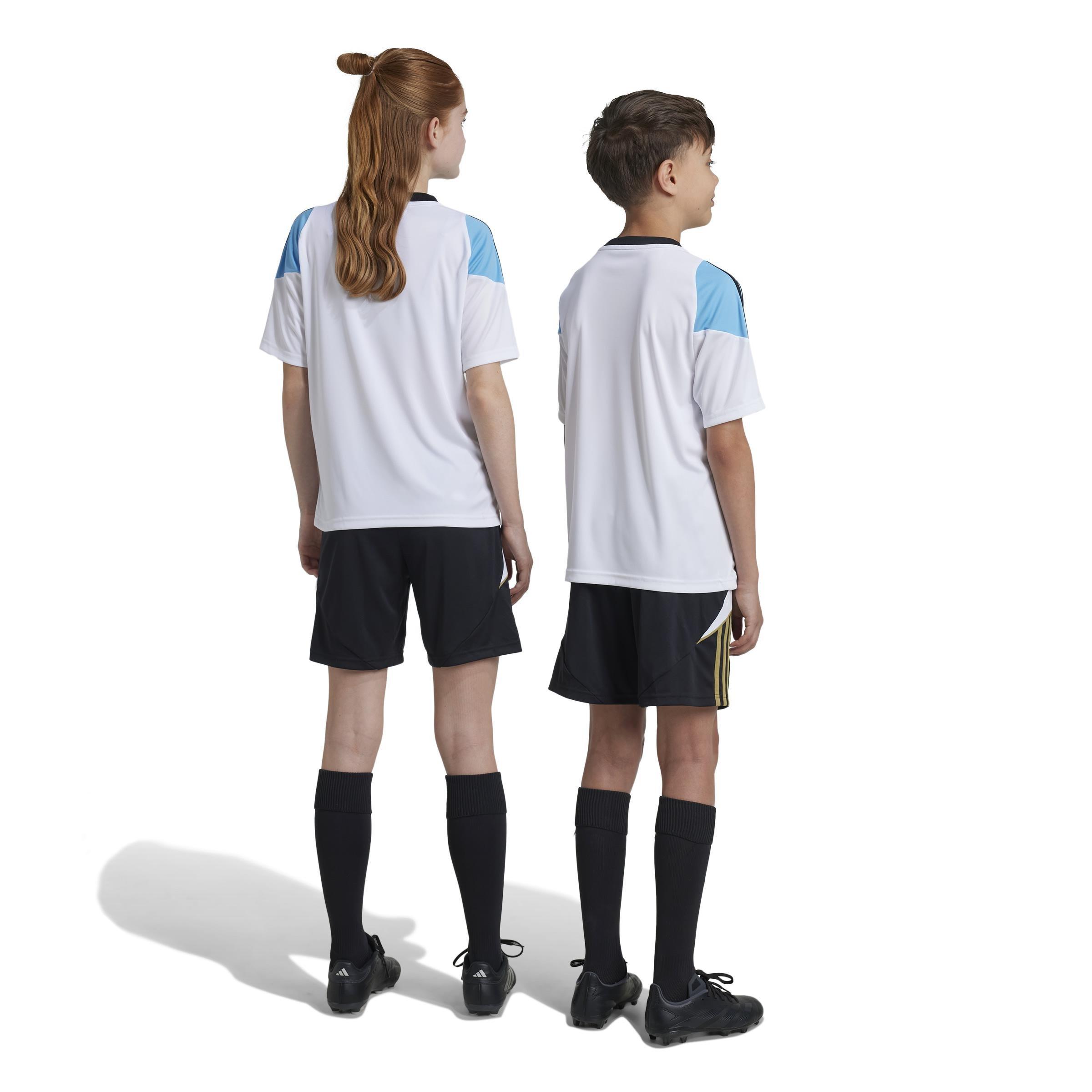 Unisex Kids Messi Training Shorts, Black, A901_ONE, large image number 3