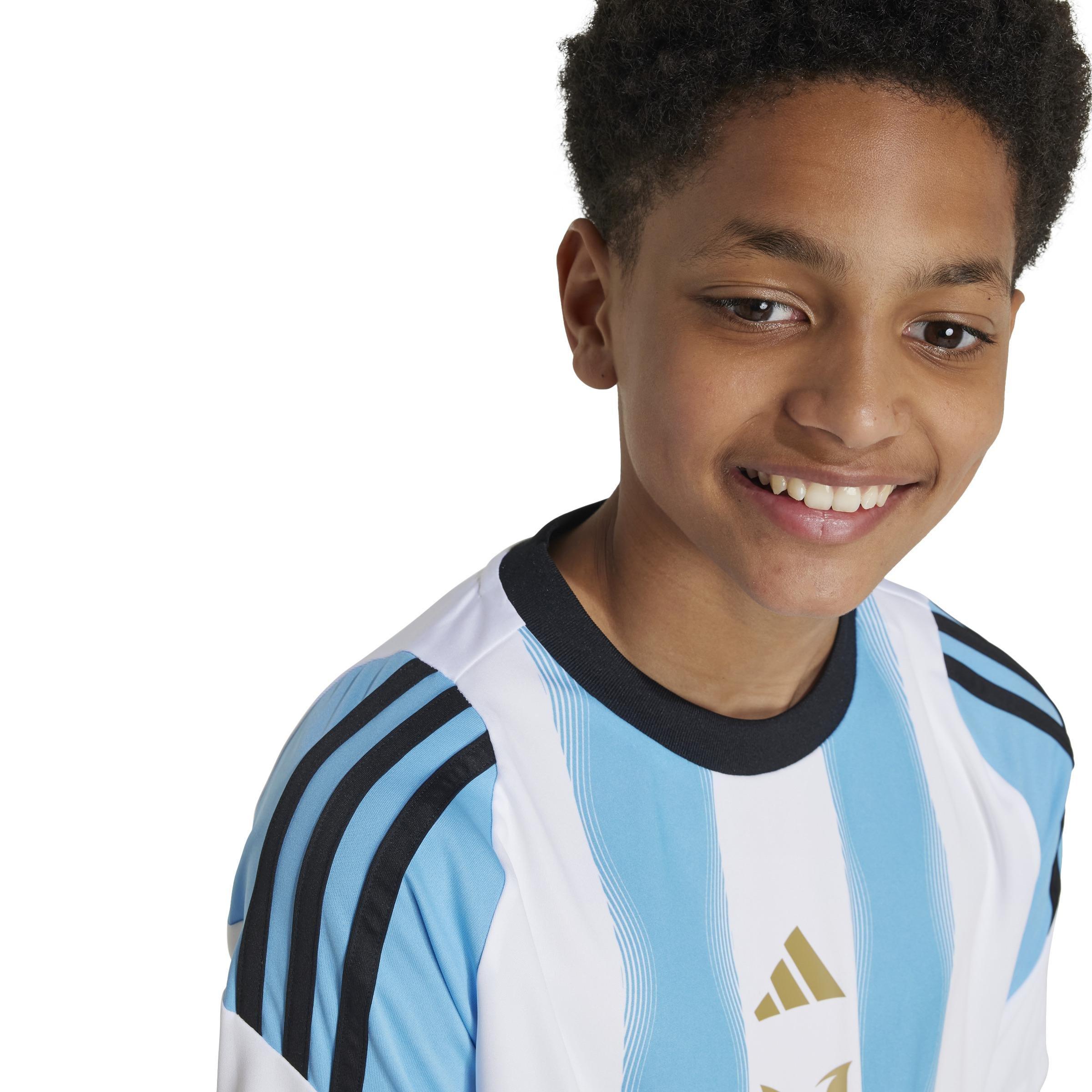 Unisex Kids Messi Training Jersey, White, , large image number 5