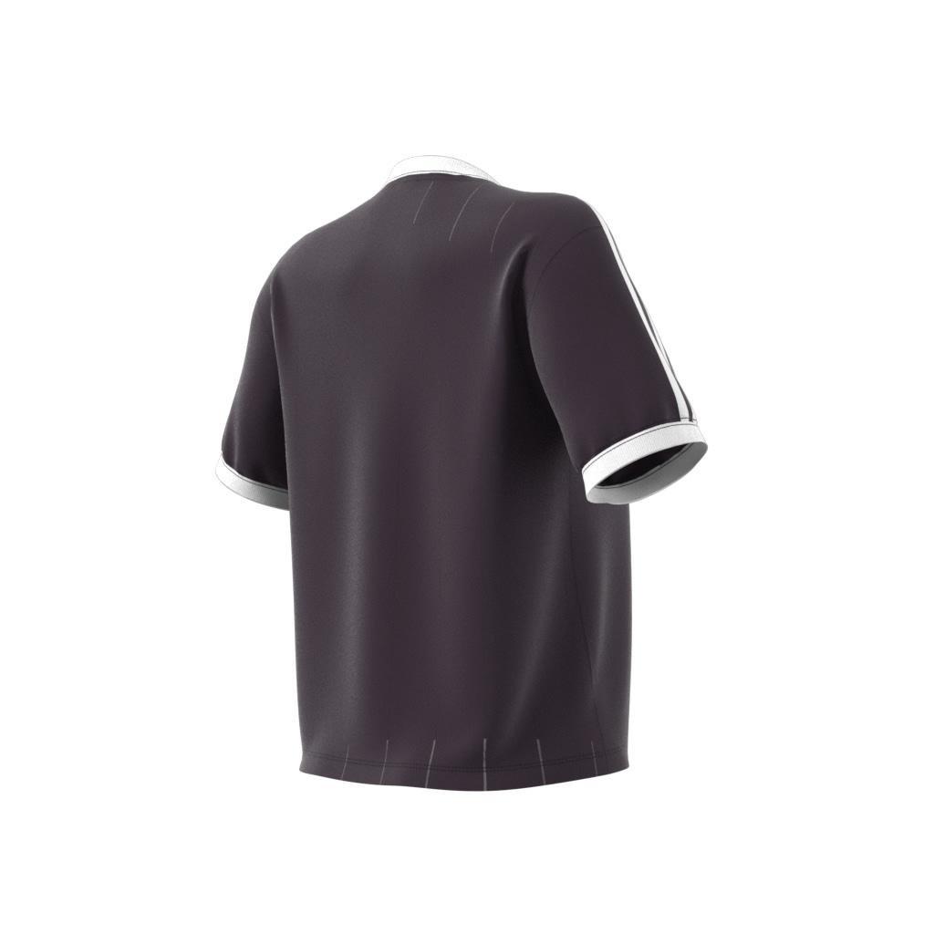 Adicolor 3-Stripes Pinstripe T-Shirt, Purple, , large image number 6