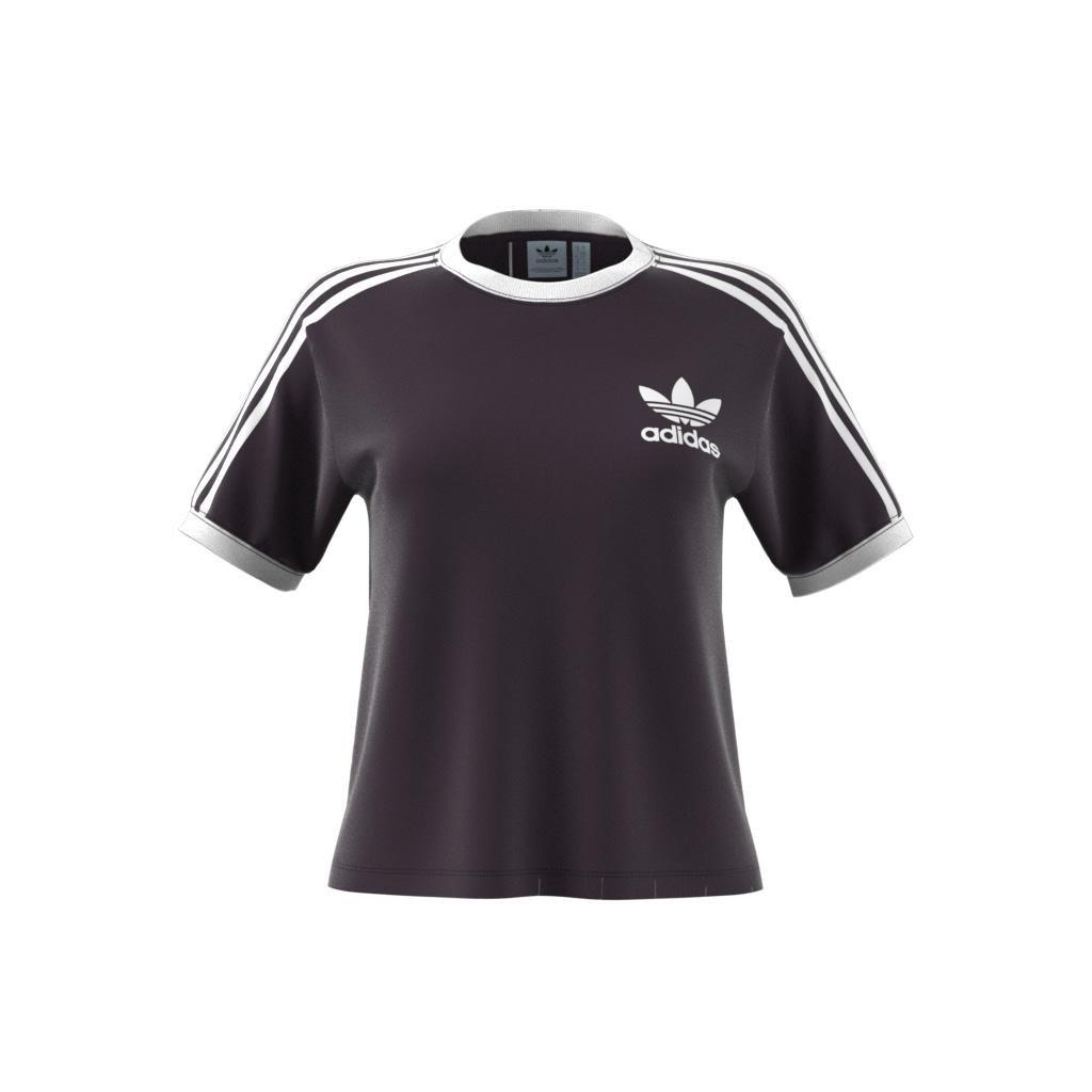 Adicolor 3-Stripes Pinstripe T-Shirt, Purple, , large image number 7