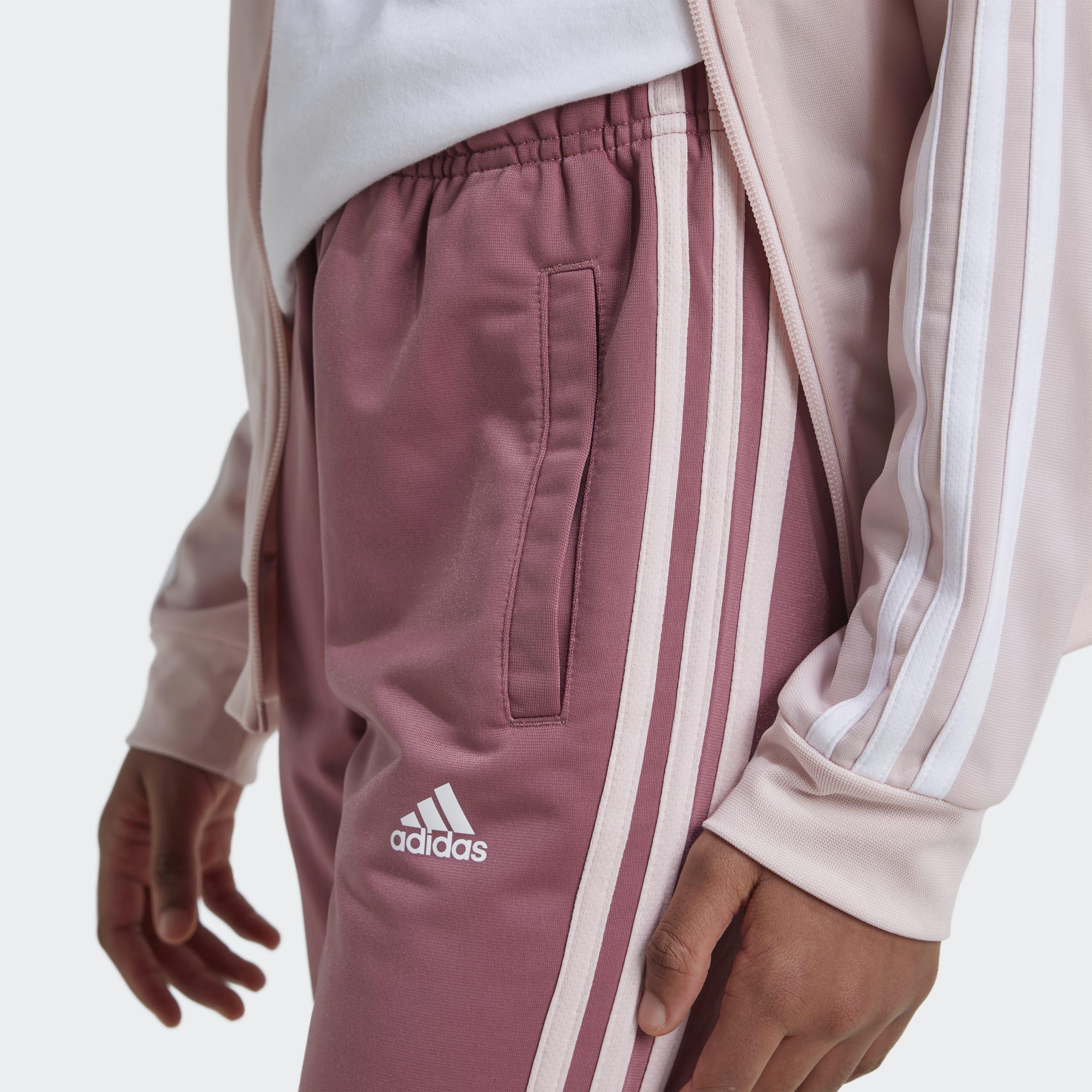 Kids Essentials 3-Stripes Track Suit, Pink, A901_ONE, large image number 4