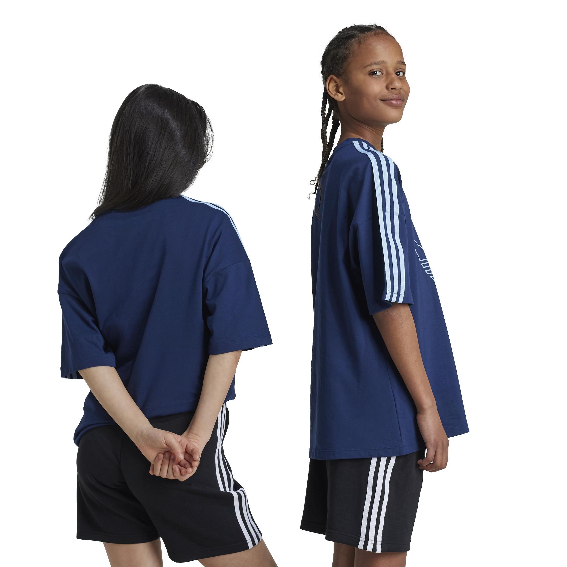 Unisex Kids Graphic T-Shirt, Blue, A901_ONE, large image number 3