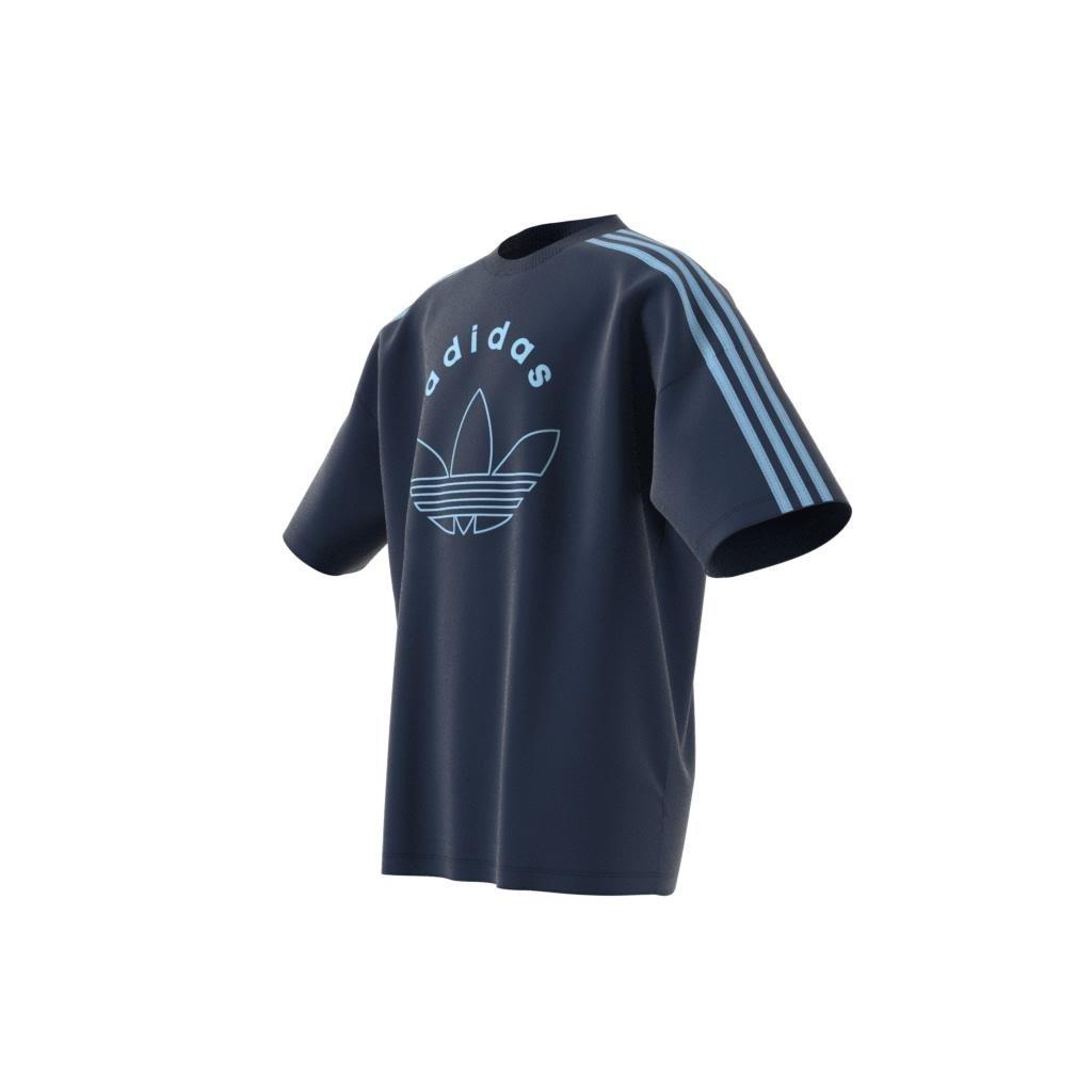 Unisex Kids Graphic T-Shirt, Blue, A901_ONE, large image number 7
