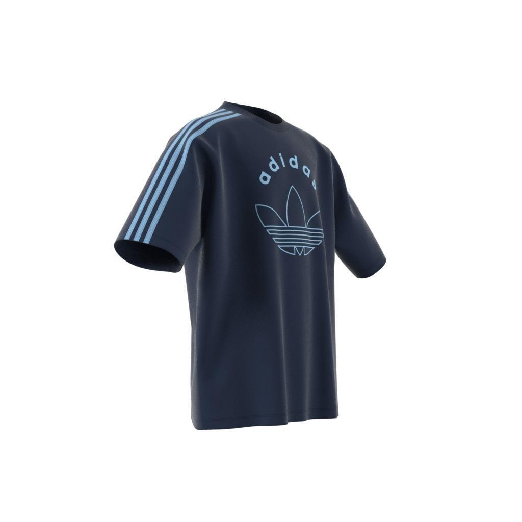 Unisex Kids Graphic T-Shirt, Blue, A901_ONE, large image number 8