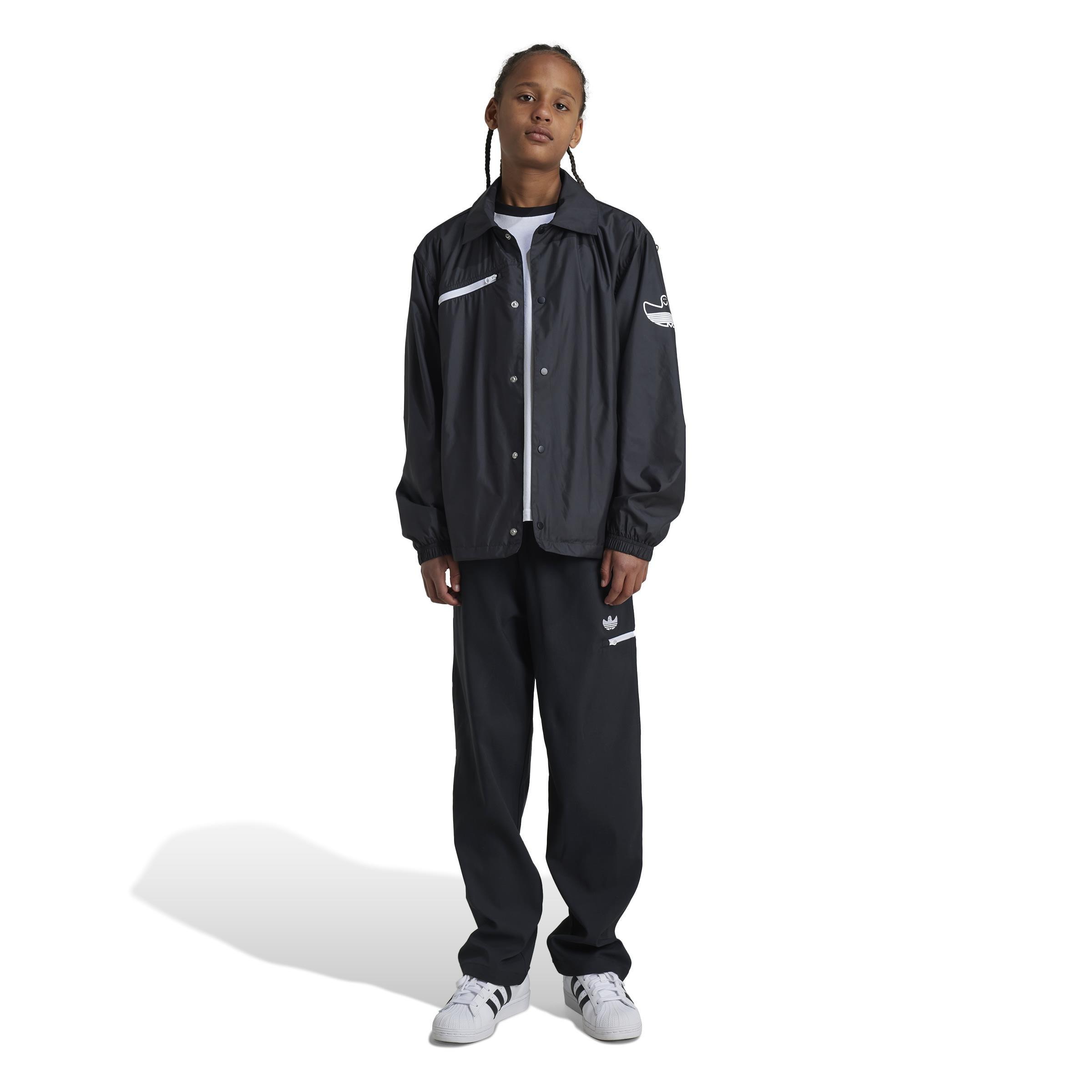 Unisex Kids Shmoofoil Chino Trousers, Black, A901_ONE, large image number 6