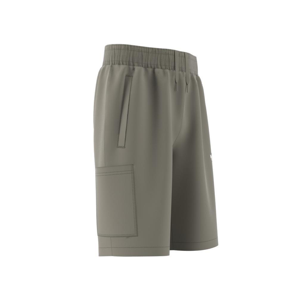 Unisex Kids Shmoofoil Cargo Shorts, Green, A901_ONE, large image number 10