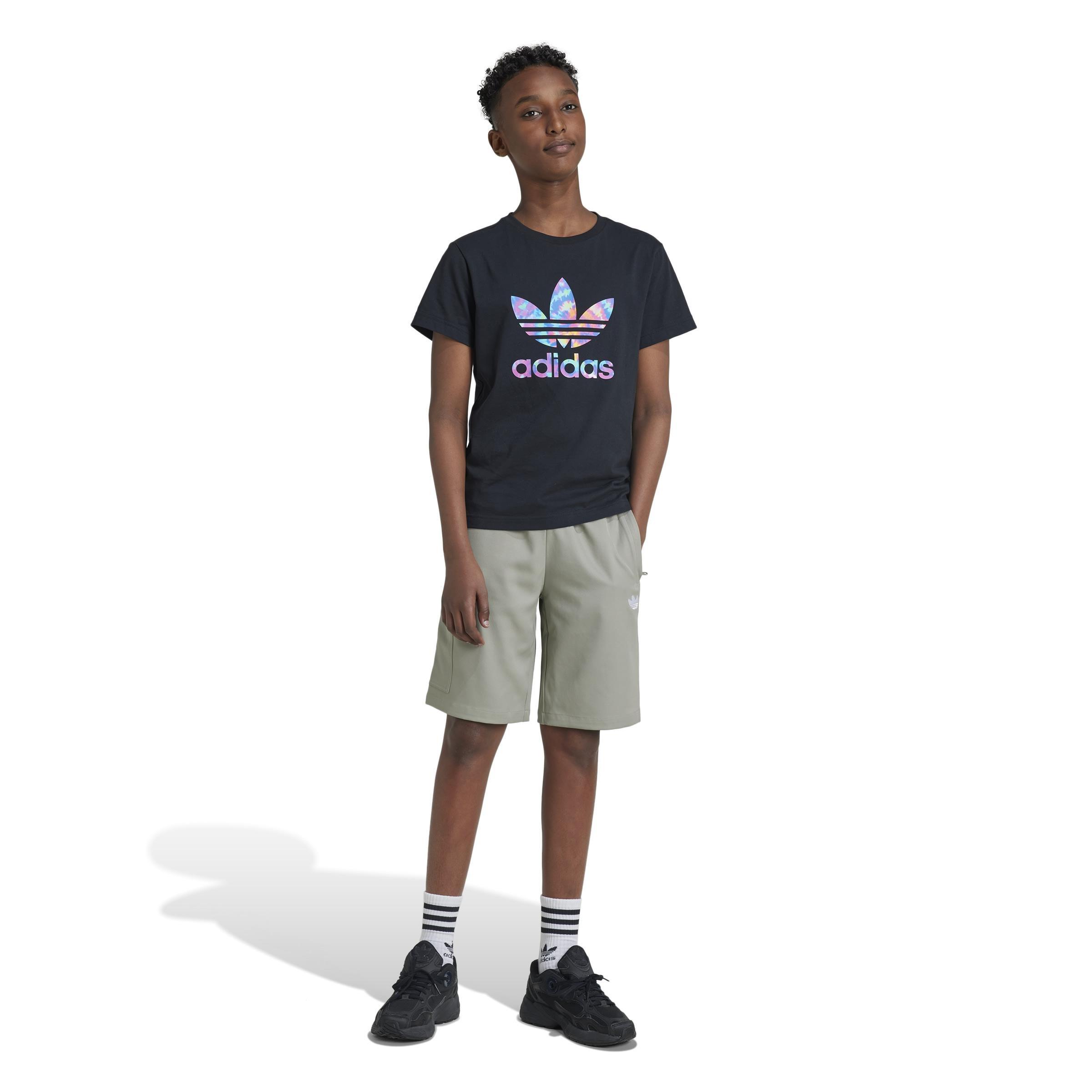 Unisex Kids Shmoofoil Cargo Shorts, Green, A901_ONE, large image number 14