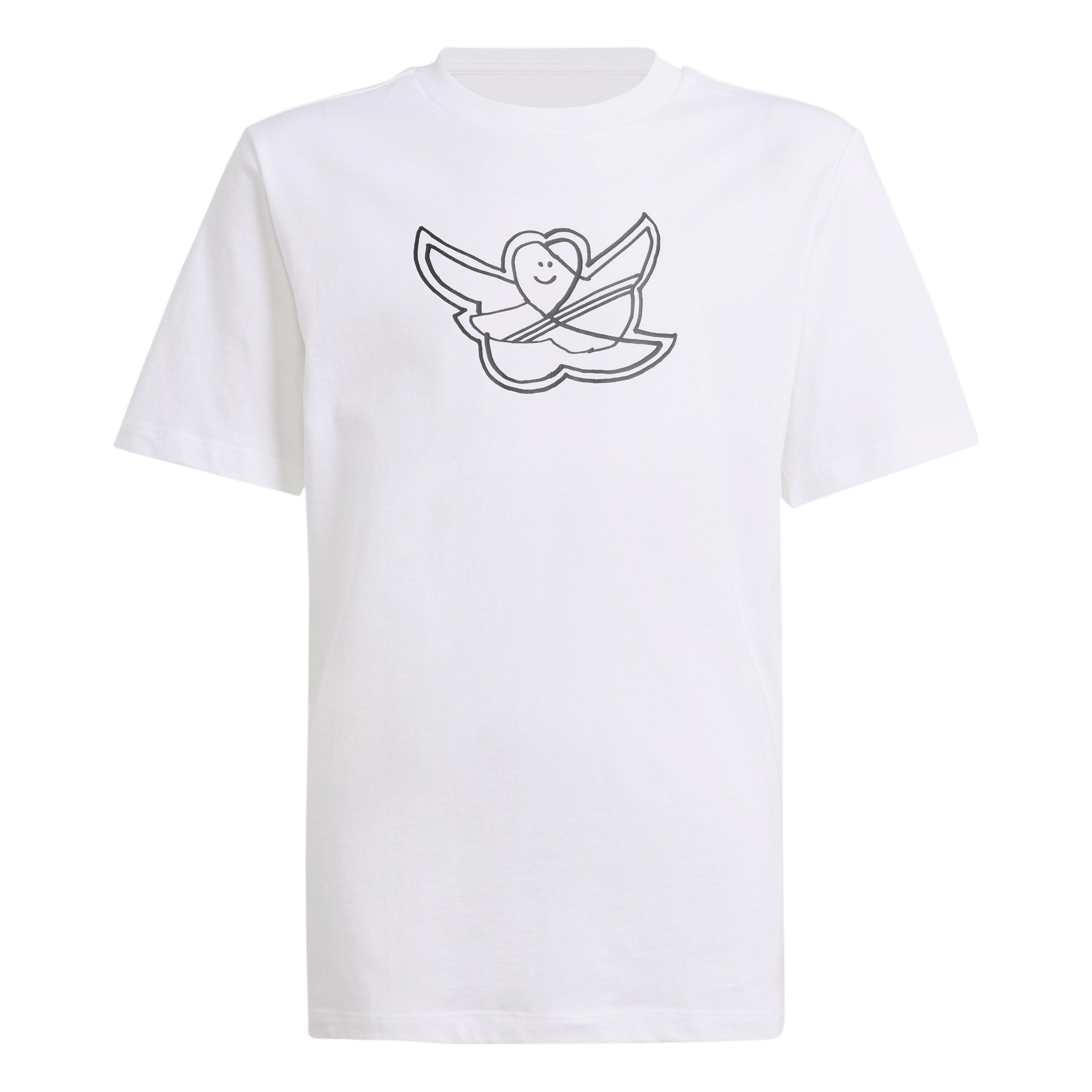 Unisex Kids Shmoofoil Graphic T-Shirt, White, A901_ONE, large image number 0