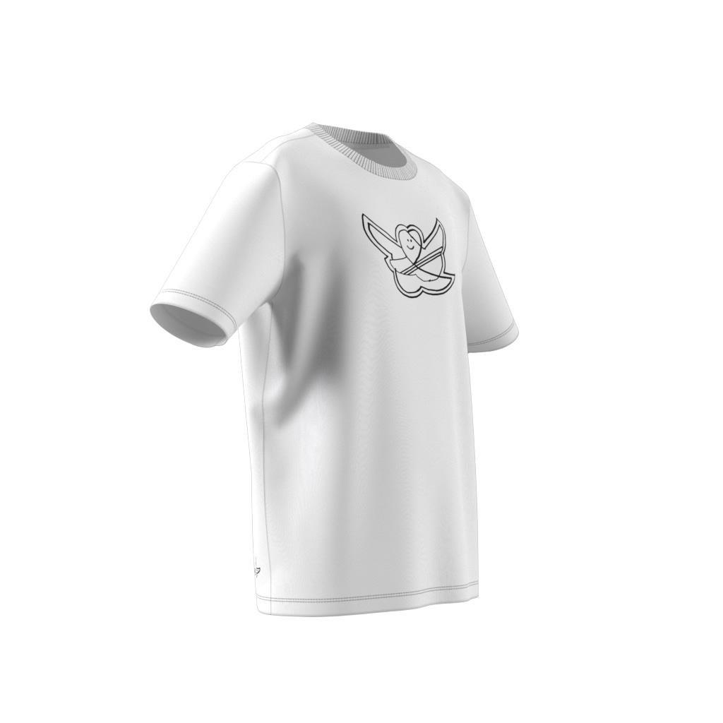 Unisex Kids Shmoofoil Graphic T-Shirt, White, A901_ONE, large image number 6